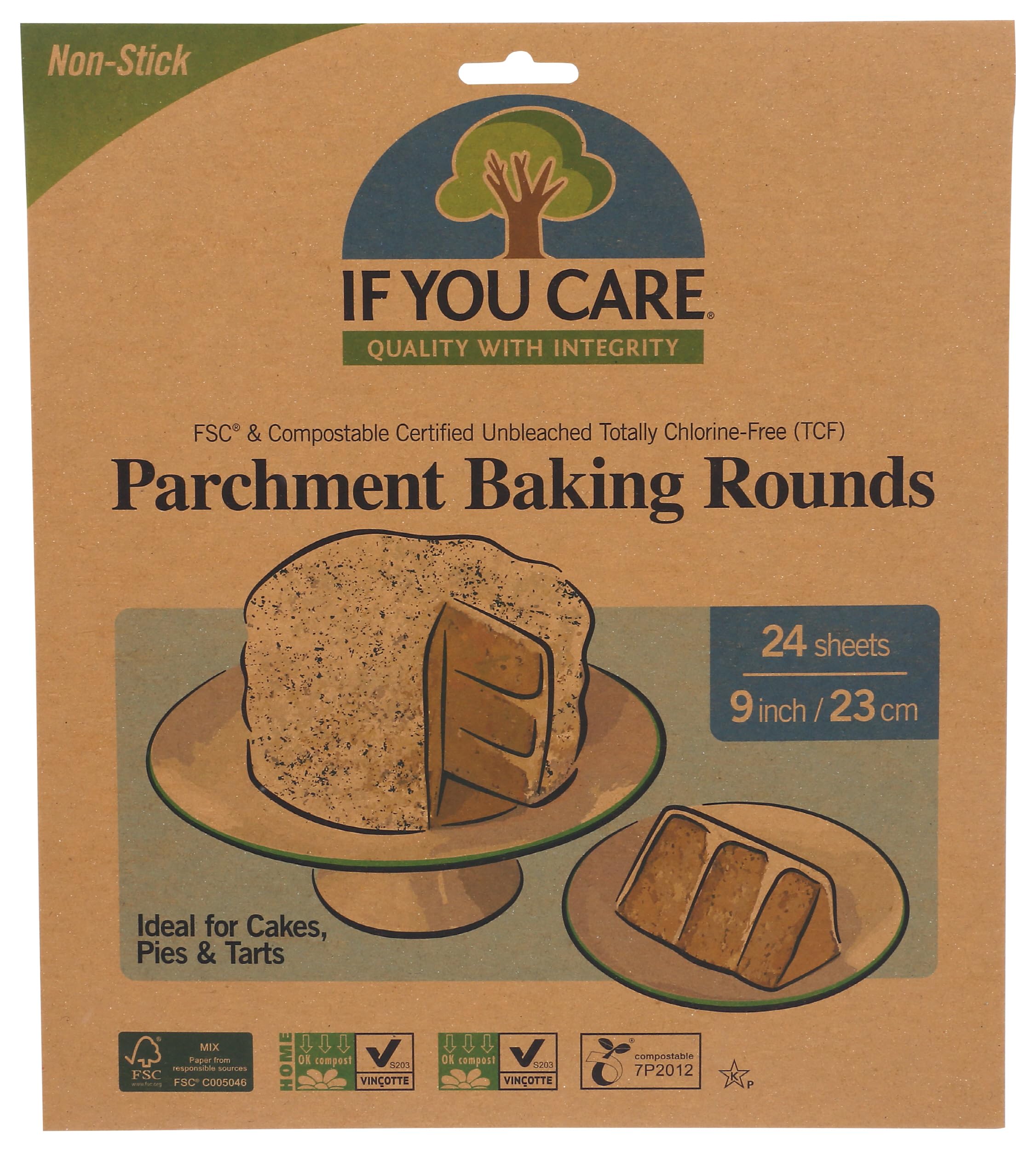 If You Care Bleach Free Pack Of 24 Parchment Baking Moulds J25008
