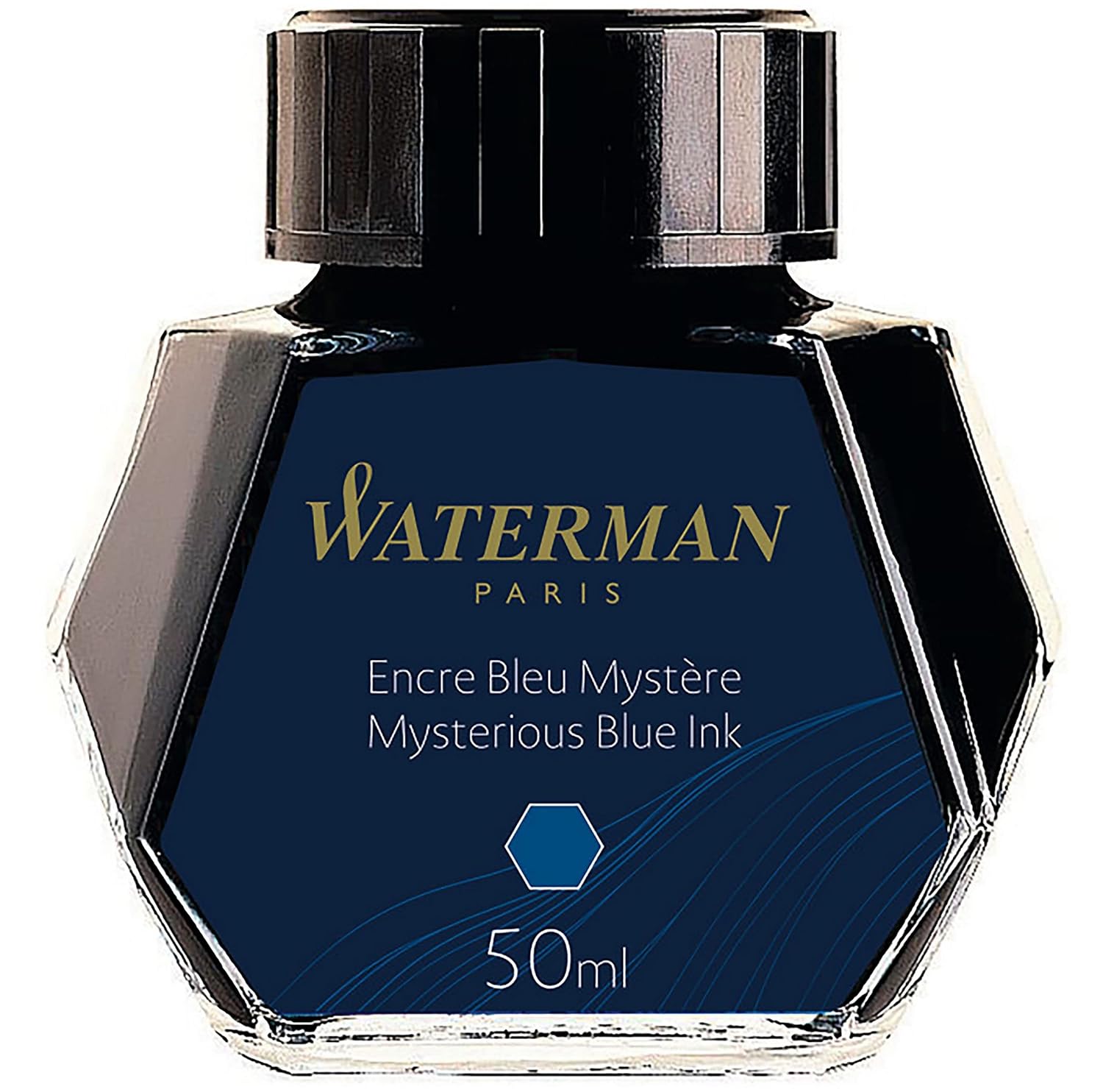 Waterman Bottled Ink Refill – Mysterious Blue (50ml)