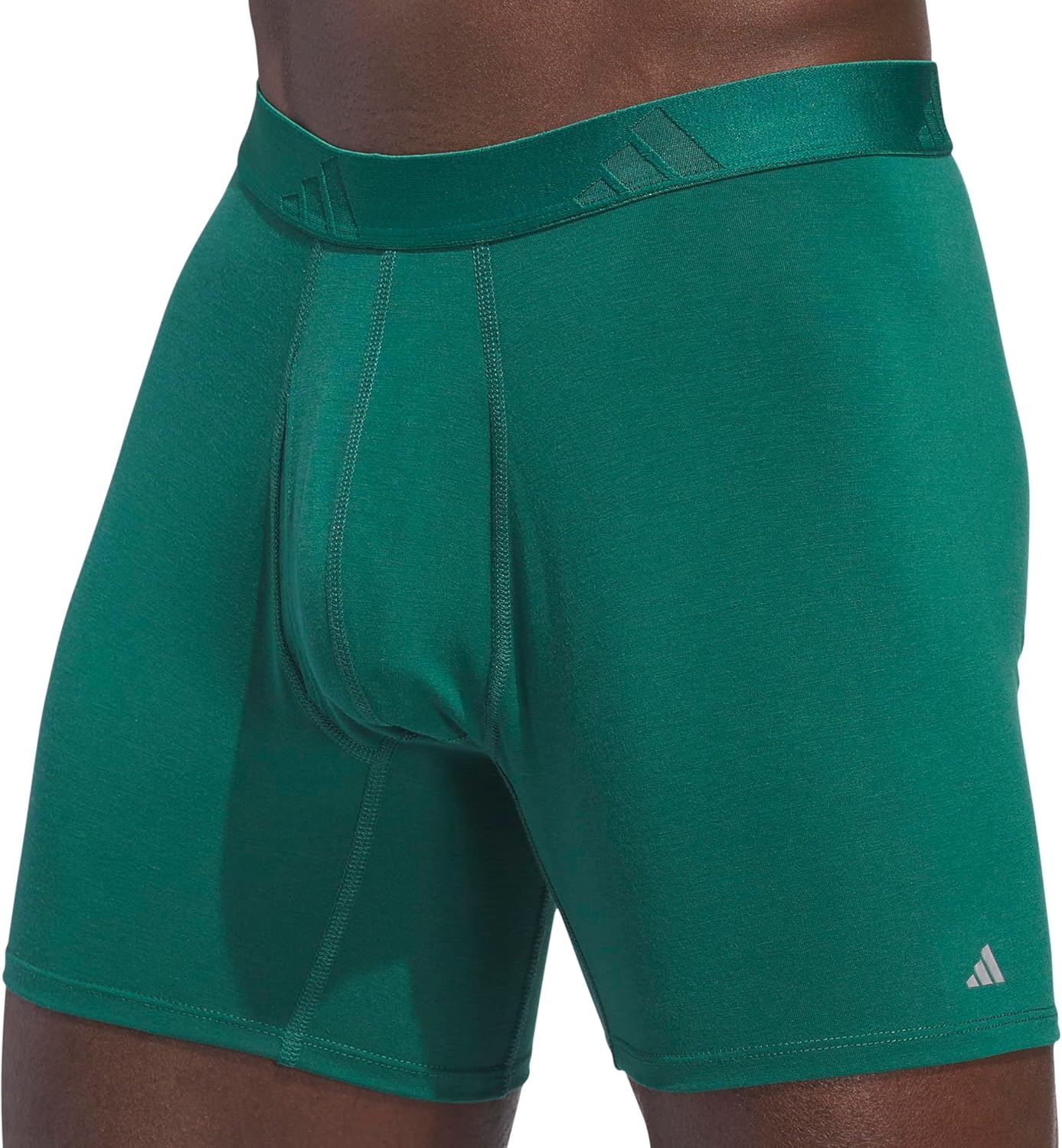 adidas mens Boxer Brief Underwear (3-pack) Luxe Comfort Ultra Soft Rayon Blend - Image 2