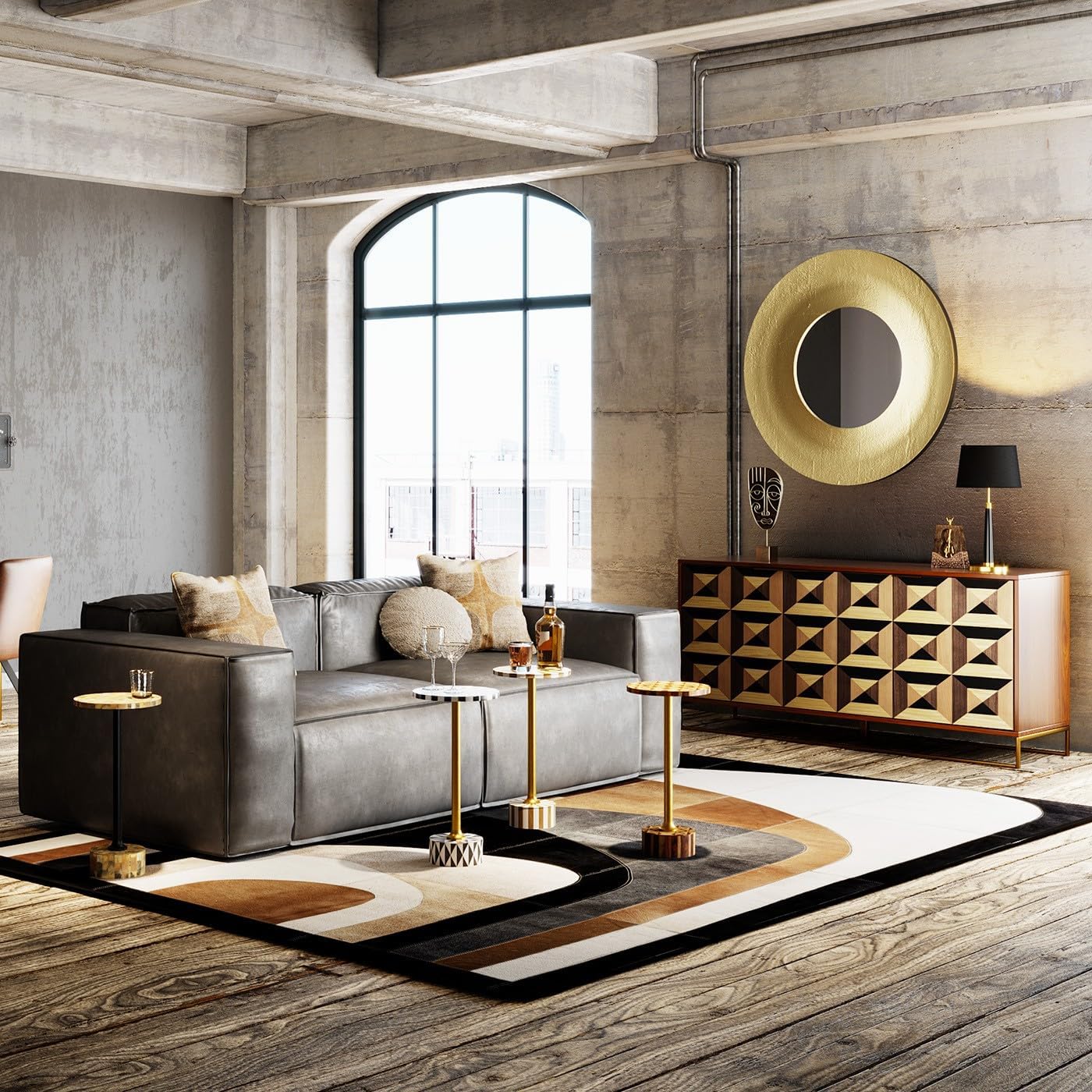 Petit Canapé Lit Table D'appoint En Forme De C, Table Basse De Salon, Table D'appoint Petite Tablette