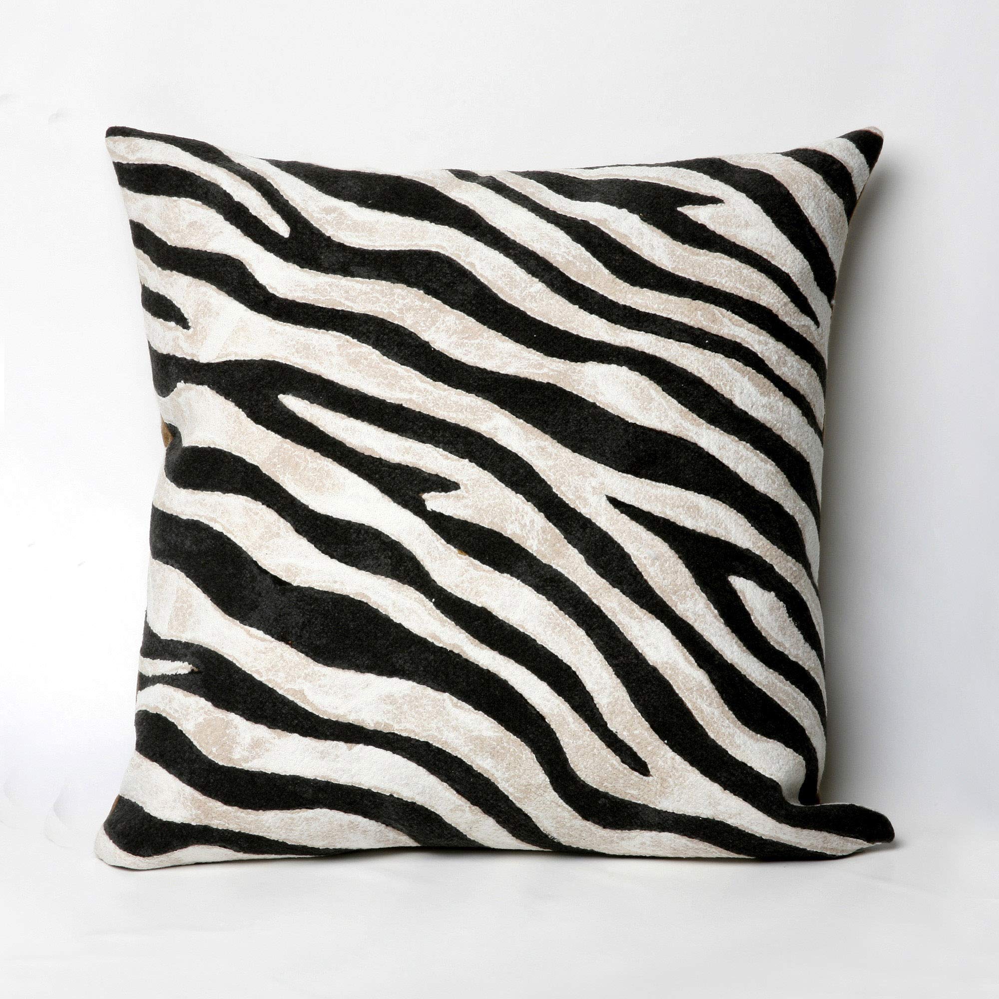 Liora Manne Visions I Zebra Indoor/Outdoor Pillow, 12"X20"