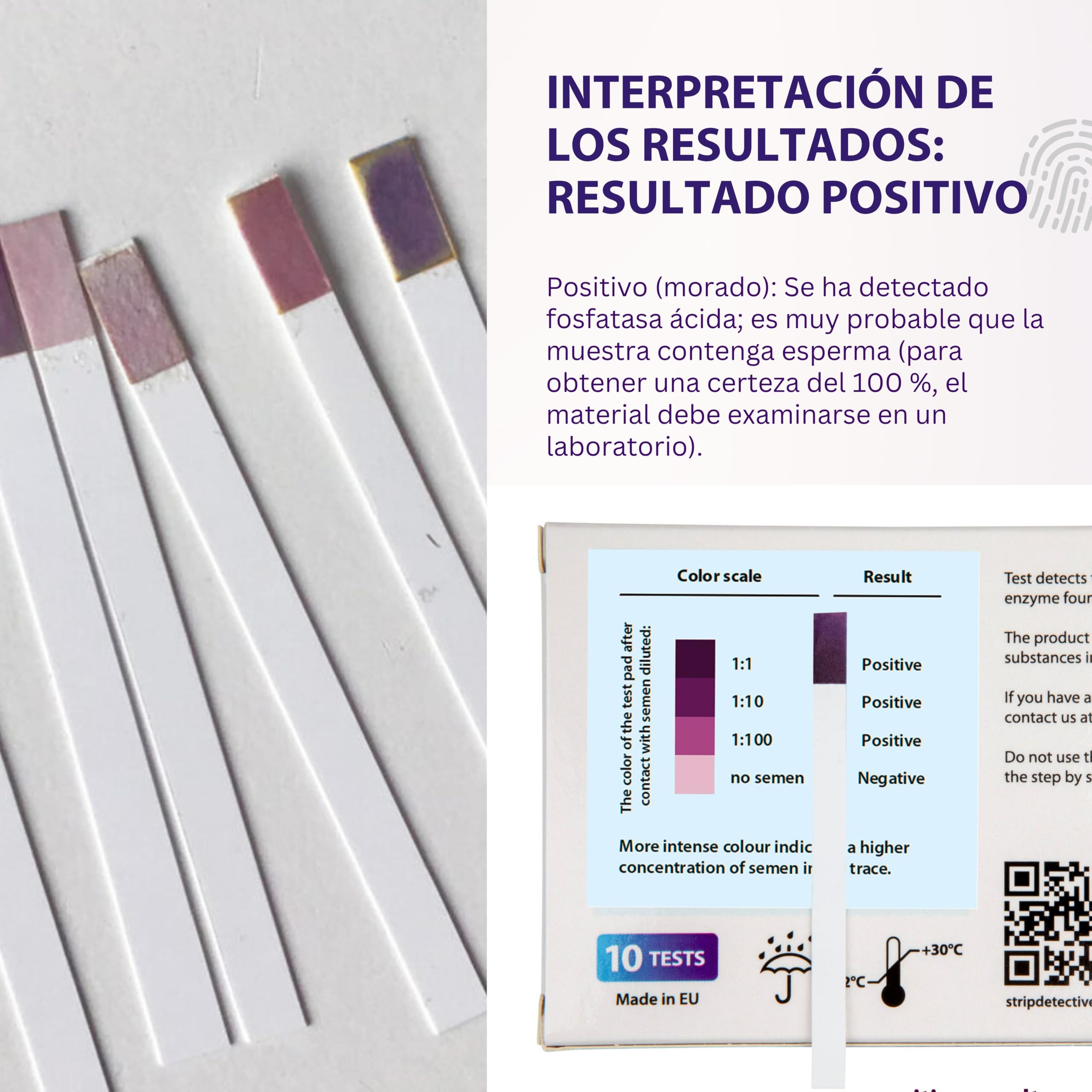 Home Traition Test - Prueba de detección de esperma 10 unidades por paquete