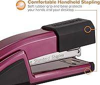 Vista 9 de Bostitch Office Epic - Engrapadora 3 en 1 de metal, capacidad para 25 hojas, incluye 210 grapas en compartimento de almacenamiento de grapas