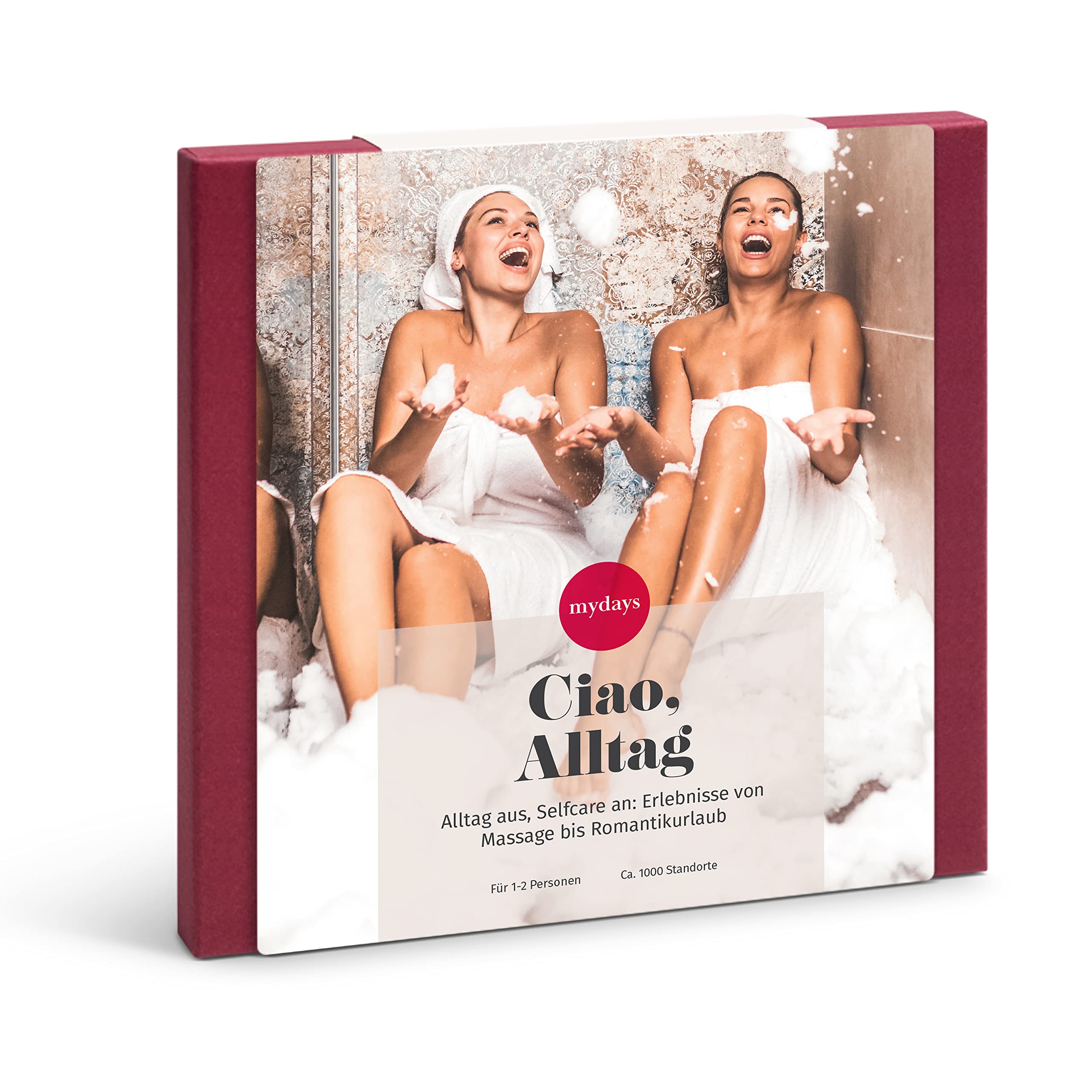 mydays Geschenkbox Ciao, Alltag, Reise-Gutschein für 1-2 Personen, an ca. 1400 Orten