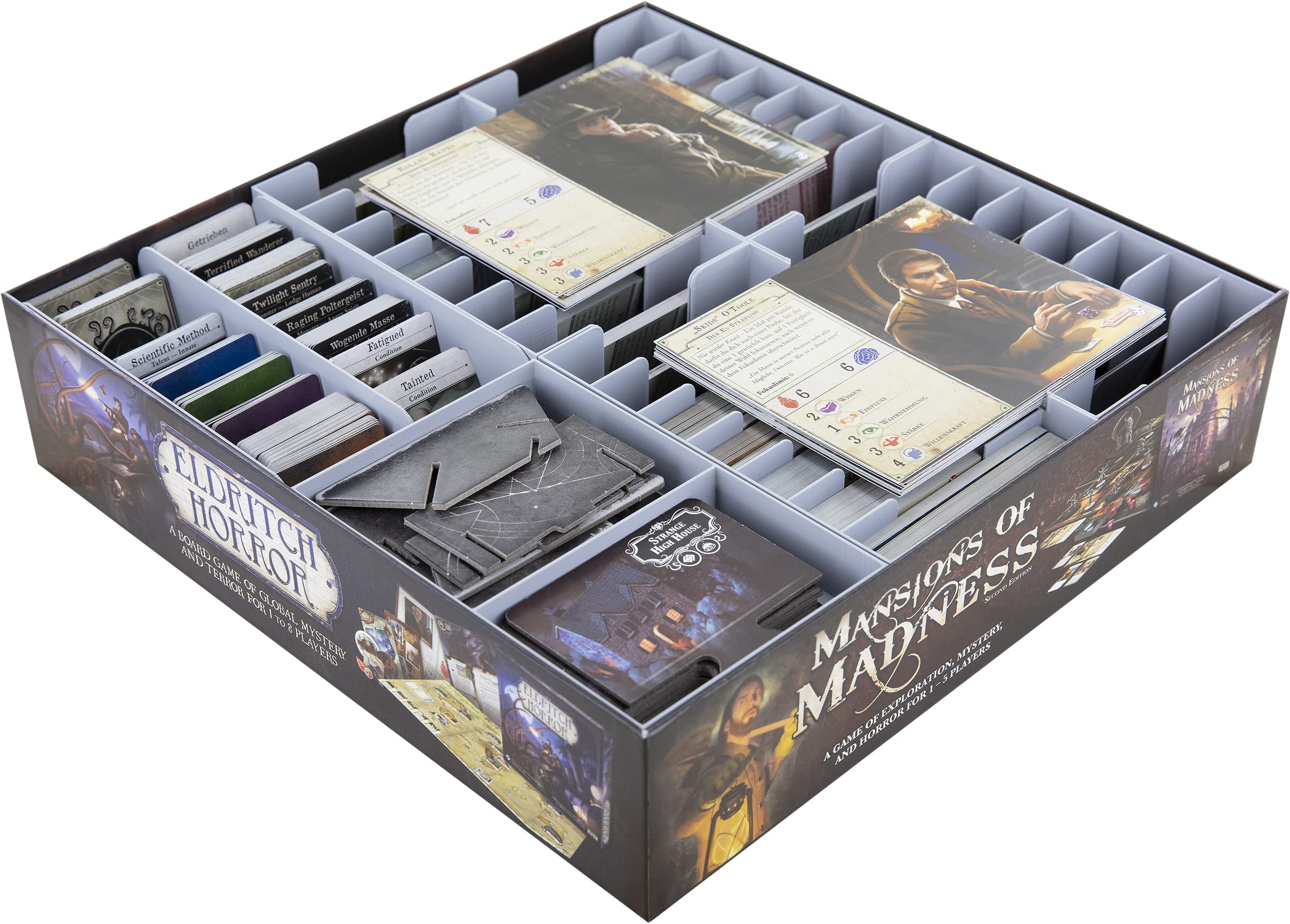 Feldherr Organizer kompatybilny z Arkham Horror: Pod Mrocznymi Falami + Sekrety Zakonu - pudełko do gry planszowej