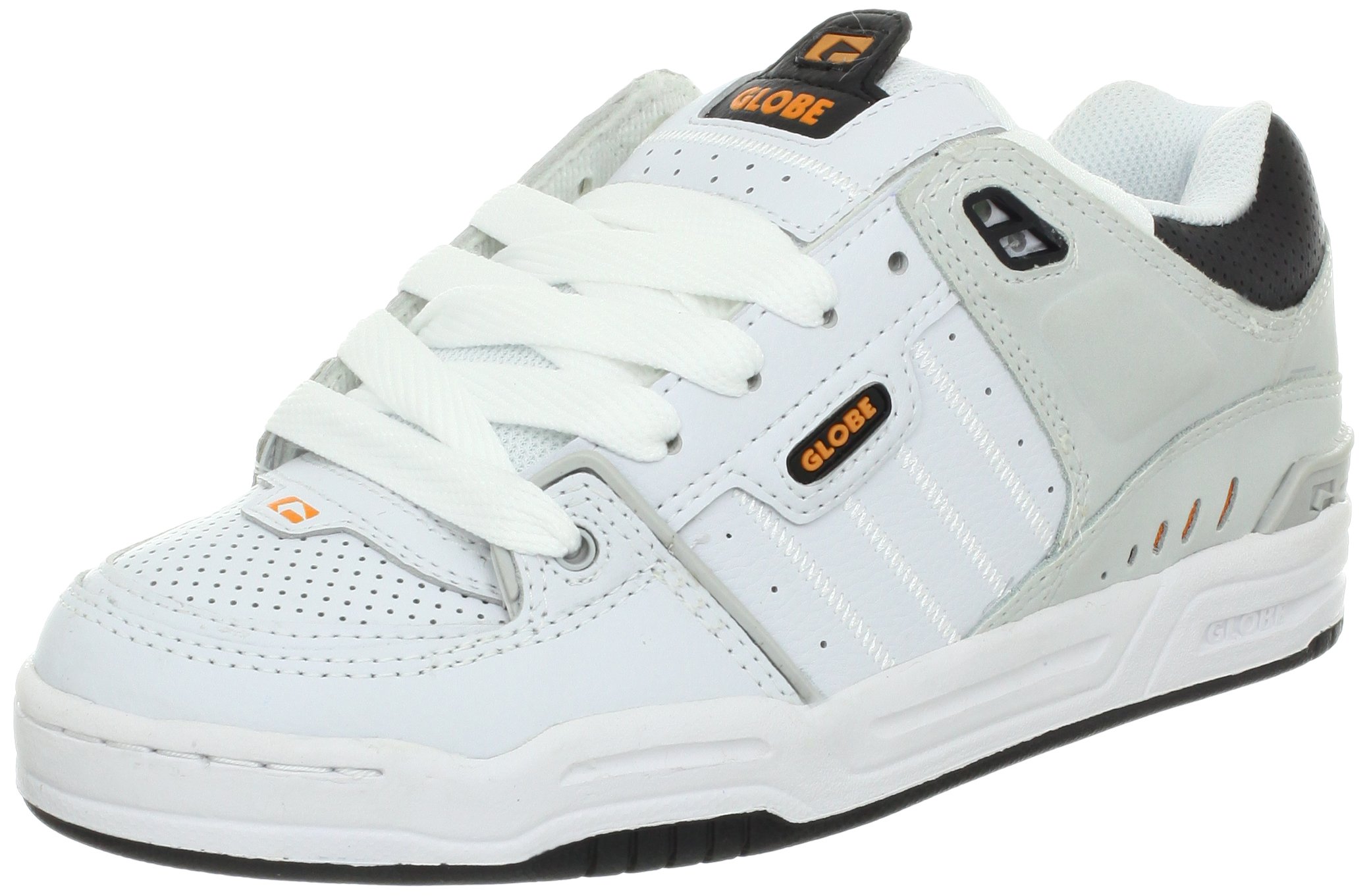 Globe Men's Fusion-M, White/Grey/Orange, 8 M US