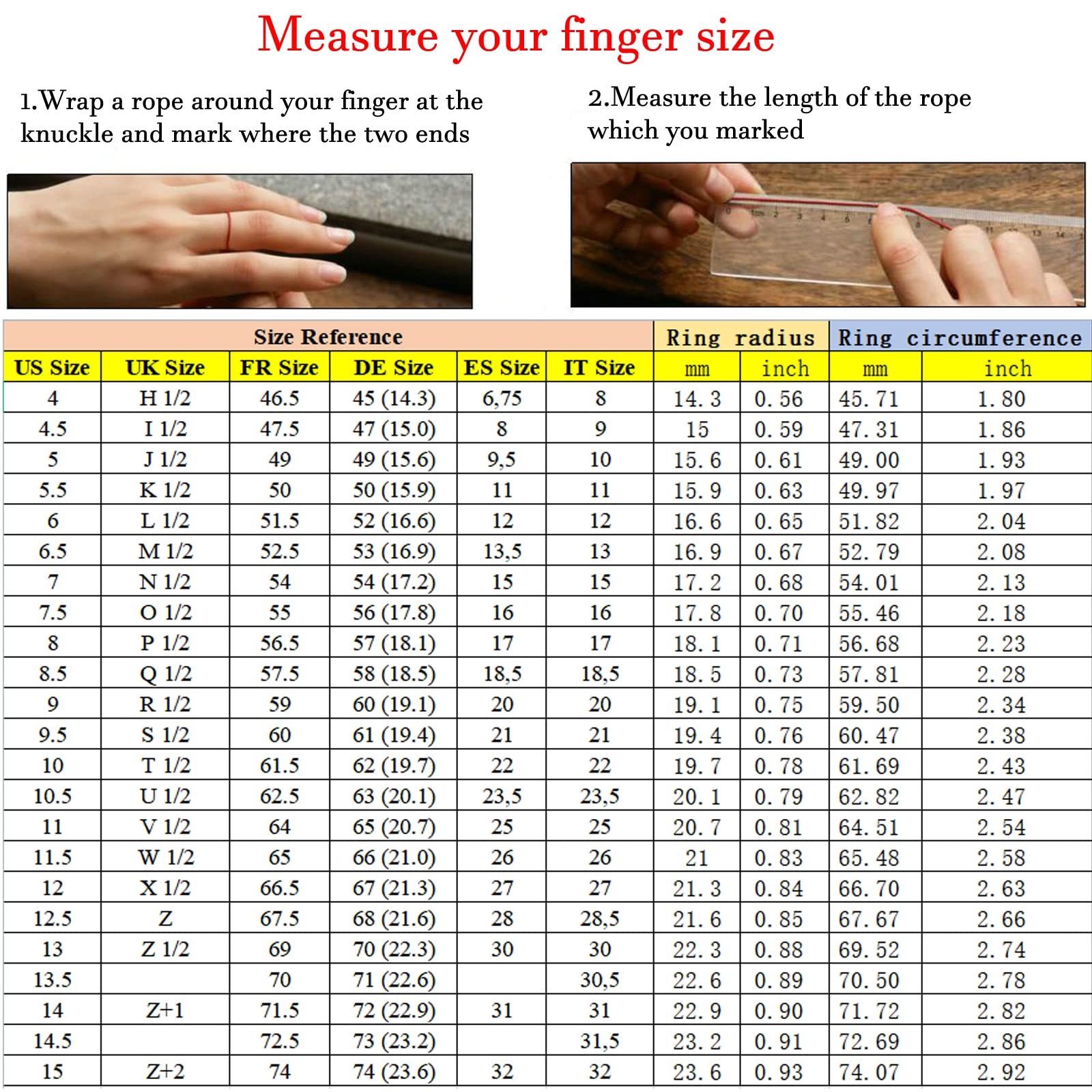 AmDxD Anillo de acero inoxidable, diseño de arcoíris Love, W59 & M56.5, Acero inoxidable, Sin piedras preciosas
