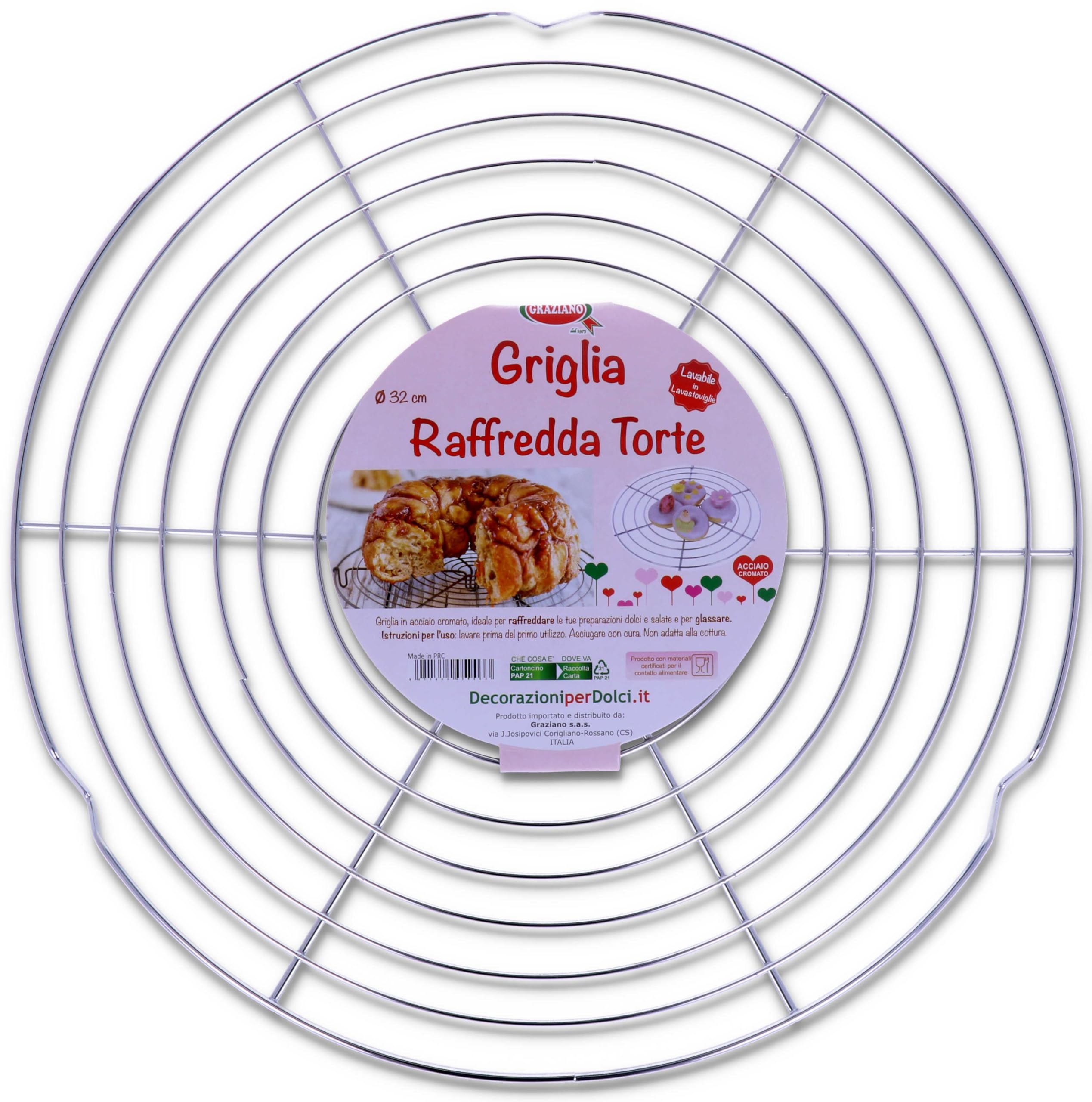 Grille refroidit gâteaux 32 cm