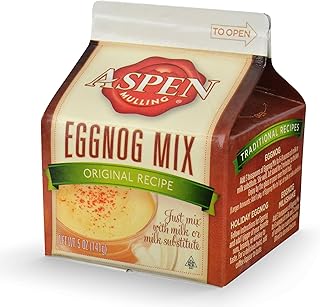 Aspen Mulling Cider Spices Eggnog Mix. Holiday Drink for Milk, Coffee, or Baking. Creamy Eggnog Flavor with Cinnamon, Nutmeg, and Vanilla. Festive Winter Beverage Mix. 5.65 oz.