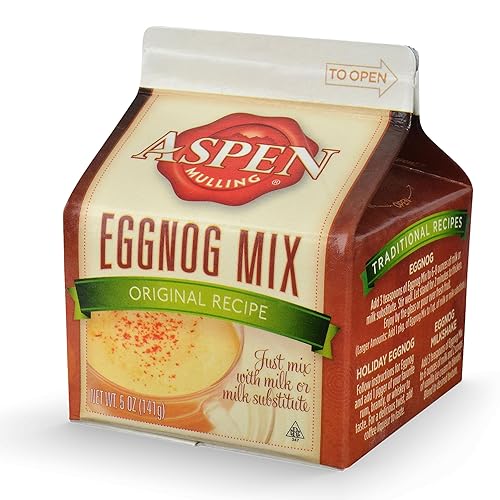 Aspen Mulling Cider Spices Eggnog Mix. Holiday Drink for Milk,