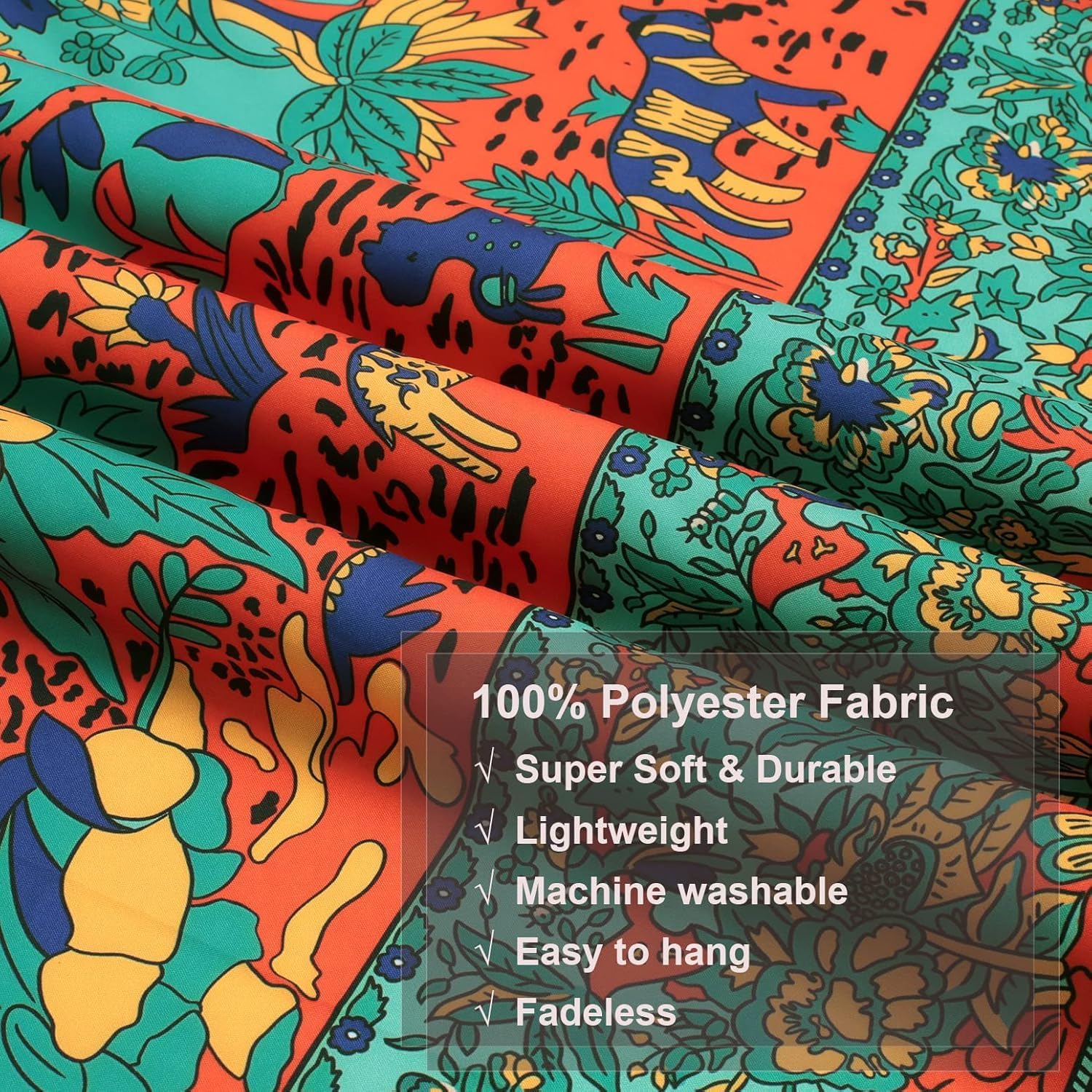 Isdreem Wandteppich Cute Wand Teppiche Kuche Retro-Blumenfiligranmuster Wandbehang Dekorationen Wandtuch Vorhang Grün Wandbehang Decke Stoffkunst Dekorationen 350x250cm
