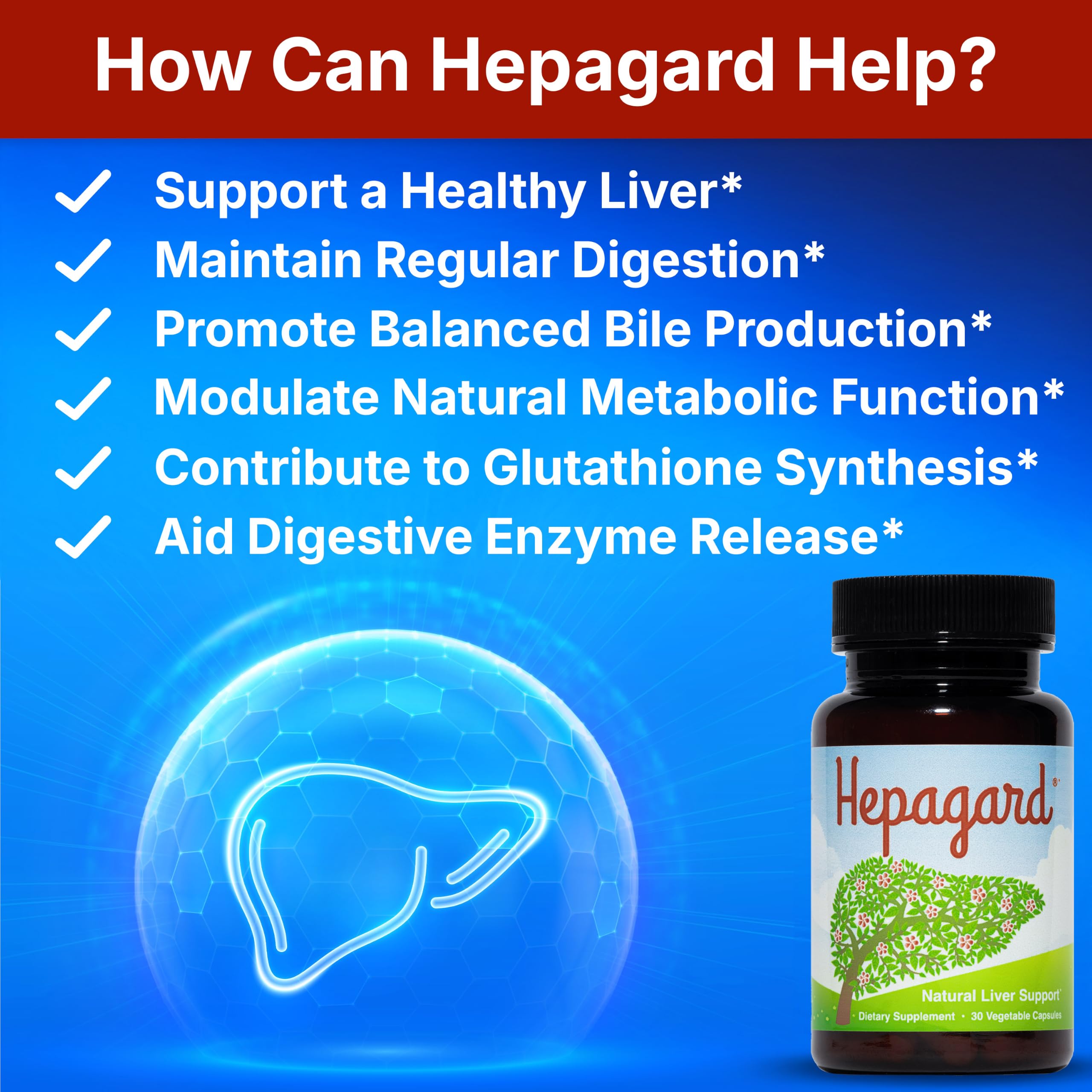 Hepagard Natural Liver Support Supplement with NAC, Vegan, Gluten-Free — Amazon image 2