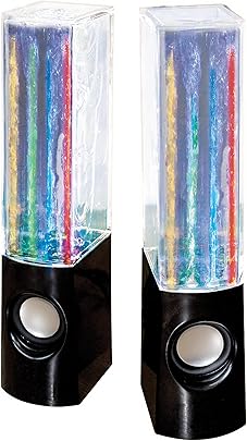 Global Gizmos Altoparlanti Benross con Motivi fluttuanti Bolla d Acqua Colore Nero Global Gizmos Altoparlanti Benross con Motivi fluttuanti Bolla d Acqua Colore Nero