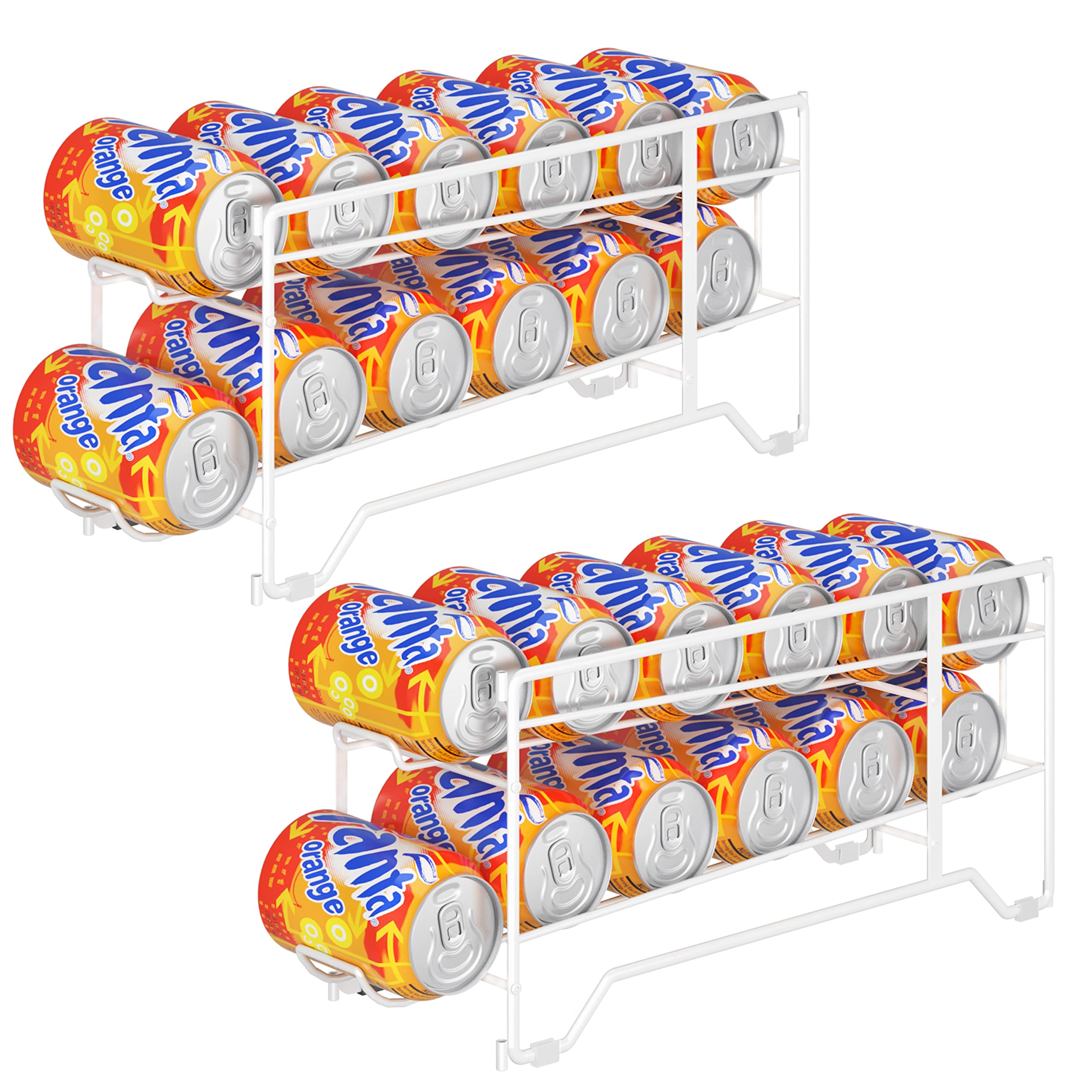 Buy Simple Trending 2Pack Soda Can Beverage Dispenser Rack, Stackable