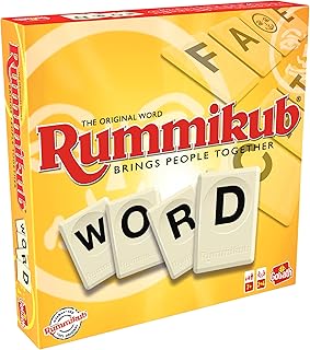 Goliath Rummikub Word - Version Multilingue Espagnole et Néerlandaise - Jeu De Société avec des Lettres - A Partir De 7 Ans - 2 à 4 Joueurs