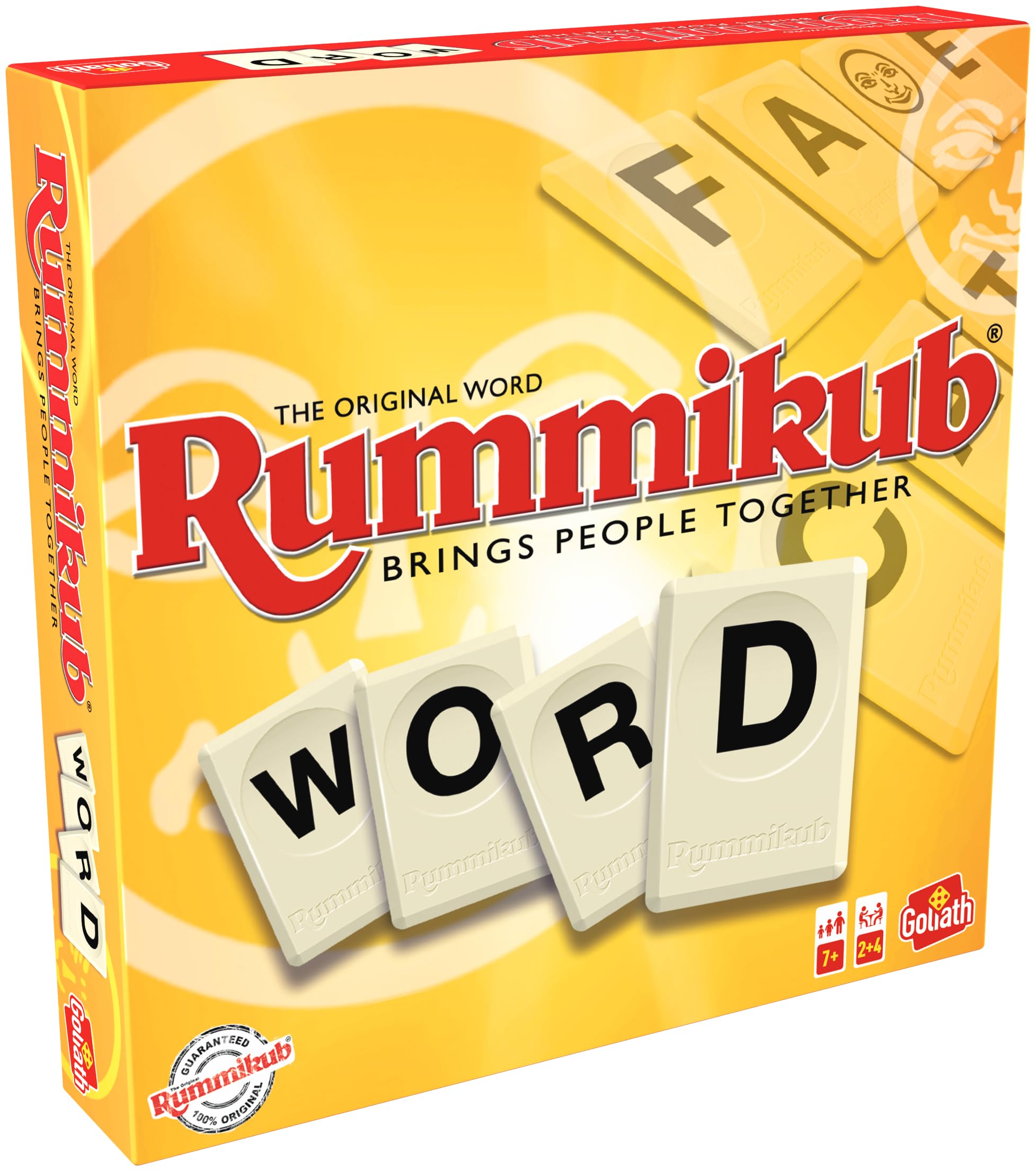 Goliath Rummikub Word, Board Game with Letters from 7 Years, Board Game for 2 to 4 Players
