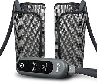 QUINEAR Air Compression Leg Massager for Foot Calf Arm Wrap Massage for Muscle Circulation with Handheld Controller 2 Modes 3 Intensities - coolthings.us