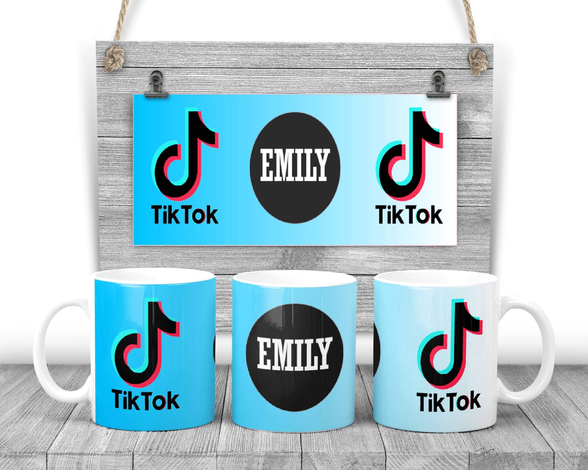 Personalised tik tok mug