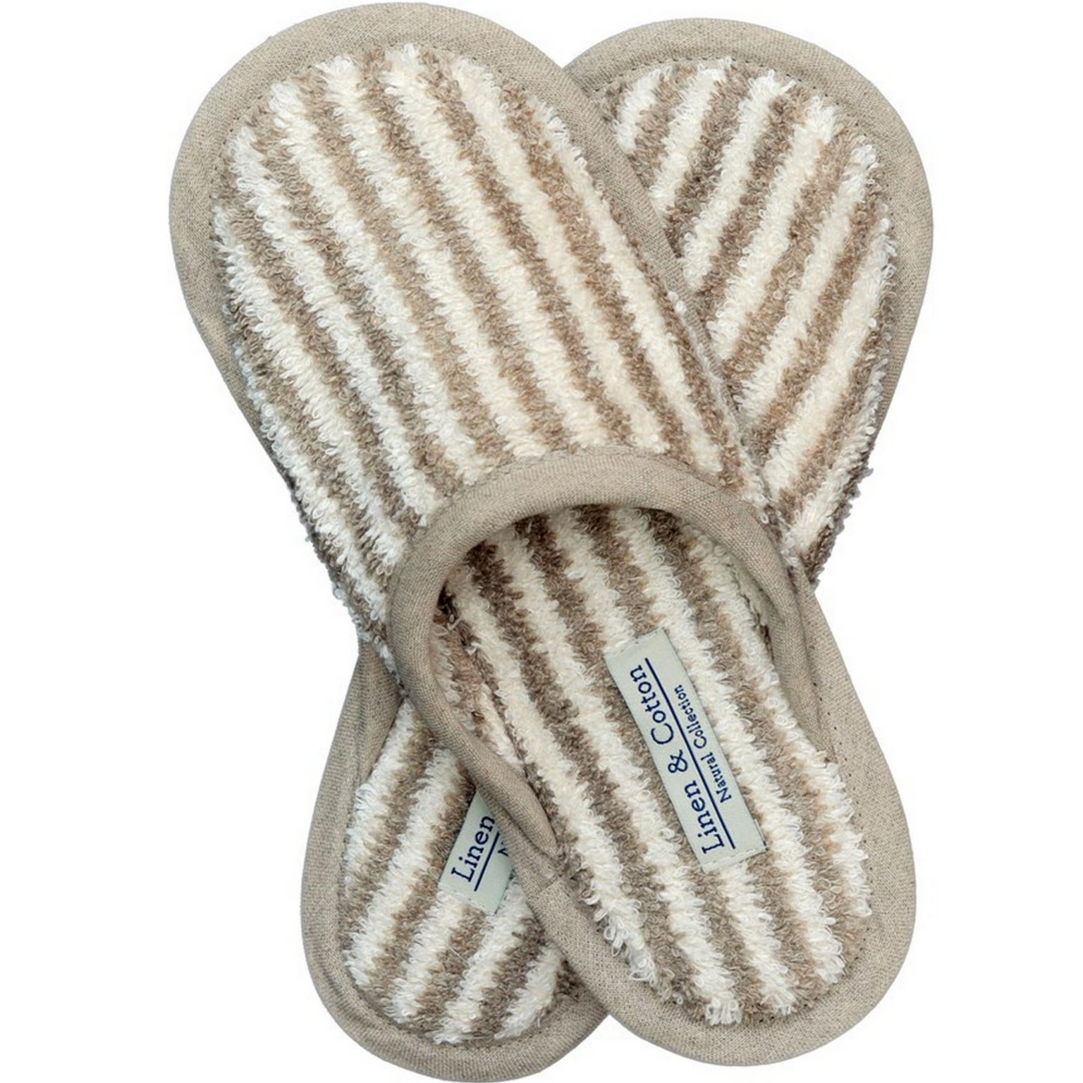 Linen & CottonExtra Soft, Lightweight Slippers ALBA, Unisex
