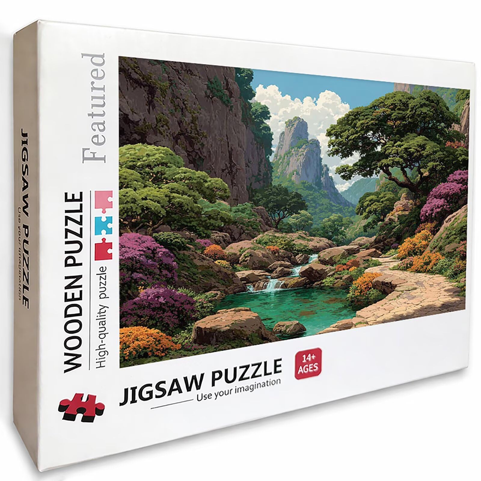 Drzewo Puzzle 6000 sztuk dla dorosłych, drewniane puzzle z pudełkiem 179x105cm, puzzle dla dorosłych o wysokiej trudności, DIY gra logiczna, kreatywne hobby, letnia dekoracja, (izolacja) 5-6610