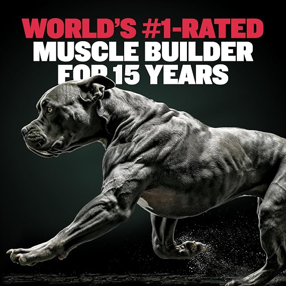 Bully Max Premium Performance Bundle 3-in-1 Liquid Muscle Builder & Weight Gainer Soft Chews for Healthy Muscle Growth, Weight Gain, Energy and Vitality for Puppies, Adults and Senior Dogs