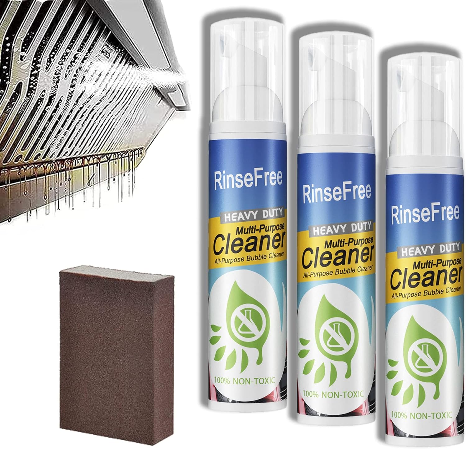 RinseFree Powerful Stain Removal Kit, Powerful Multi Purpose Foam