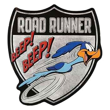 激レア ロードランナー トロフィー Beep Beep Roadrunner BEEP BEEP Sticker Hot Rod US Car Custom Car