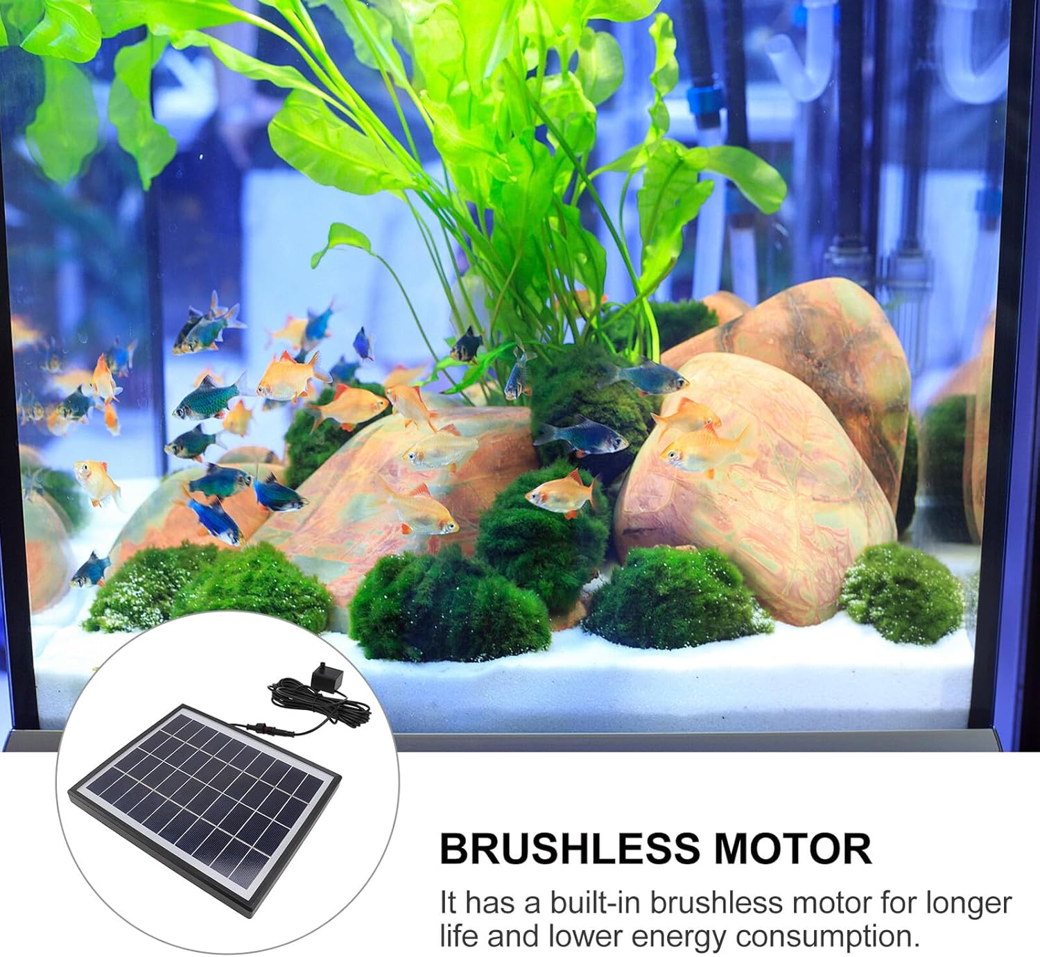 12v 5w Solar Fountain Pump Floating Bird Bath Fountain Pump Solar Water 500l/h for Garden Pond Outdoor Water Circulation