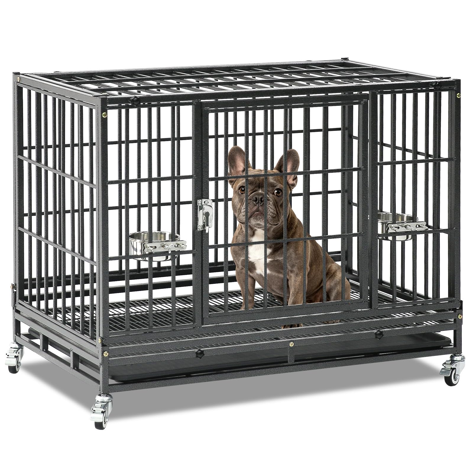 Photo 1 of ****SIMILAR****Homey Pet 36 inch Stackable Heavy Duty Dog Crate, Indestructible Kennel