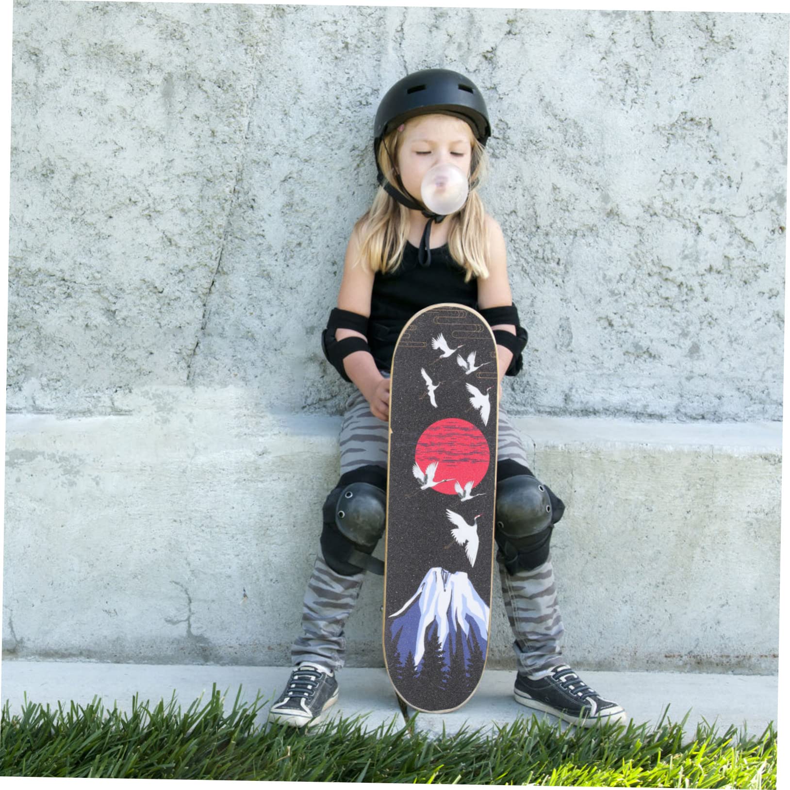 Yardwe 3stücke Bunte Rutschfeste Grip-tape Aufkleber Für Skateboards Wasserdichtes Selbstklebendes Sandpapier Für Scooter Und Mountainbikes Einfache Anwendung Blasenfrei Abnehmbar Kein