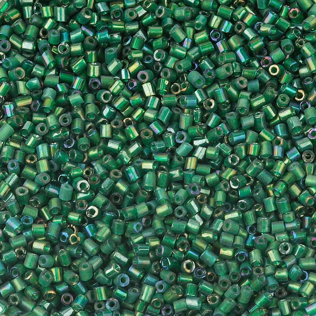 Perles de tube de verre 2mm vert tendre AB de 5000 pièces pour la création DIY