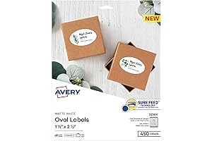 Avery Printable Blank Oval Labels: Unleash Your Labeling Potential!