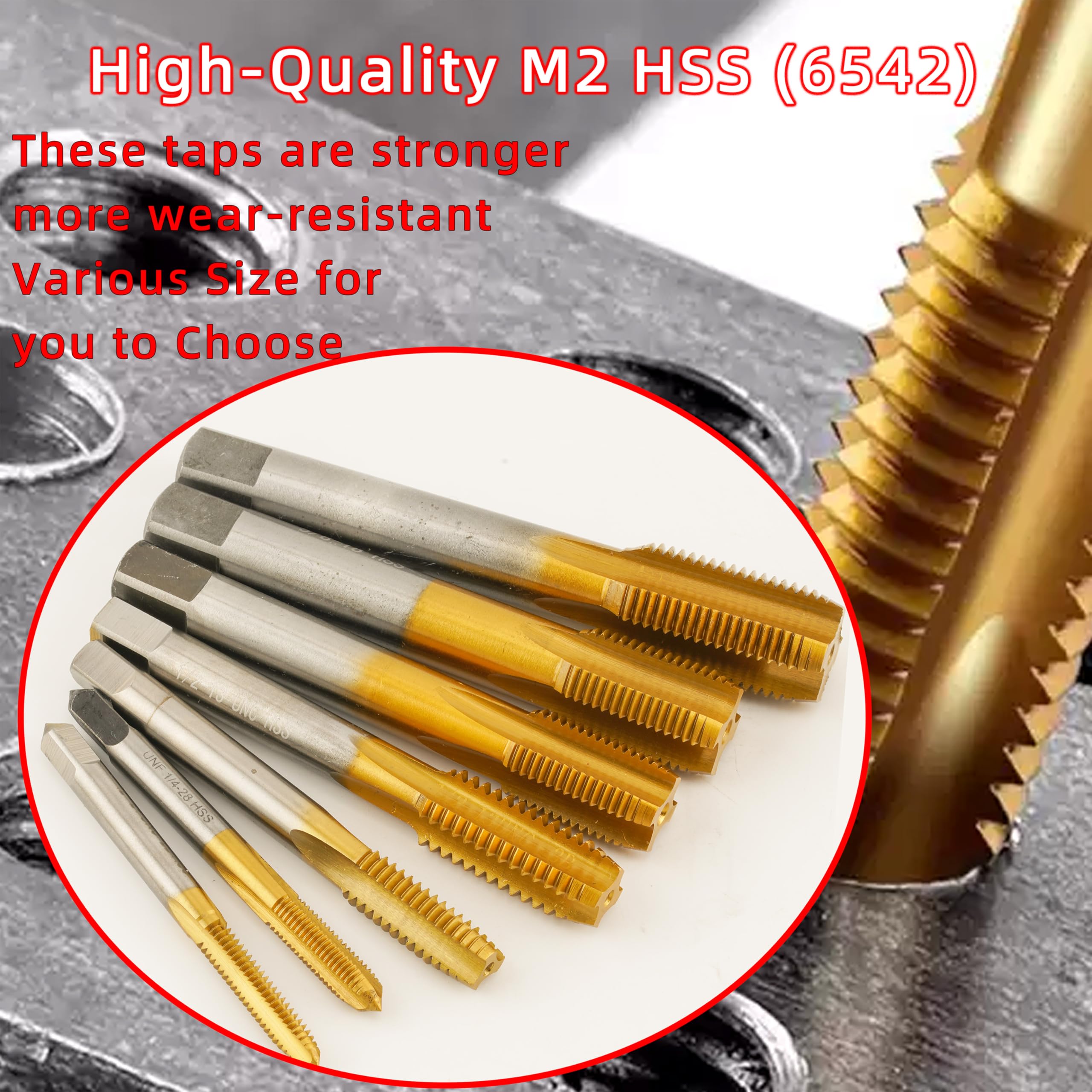 2 x armatura gwintowana M2.5X0.45 Ti, gwint M2 HSS M2.5 x 0,45, gwint prawy
