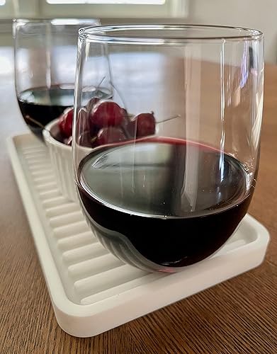 Miniatura 5 de Happitasa - Bandeja organizadora para fregadero de cocina de silicona, soporte de esponja y protector de encimera, estilo de líneas rectas (dólar de