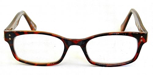 Miniatura 3 de Foster Grant + 1.25 "CHANNING" - Gafas de lectura con marco de plástico de tortuga marrón con bisagras de resorte, H25+ + paño de limpieza de