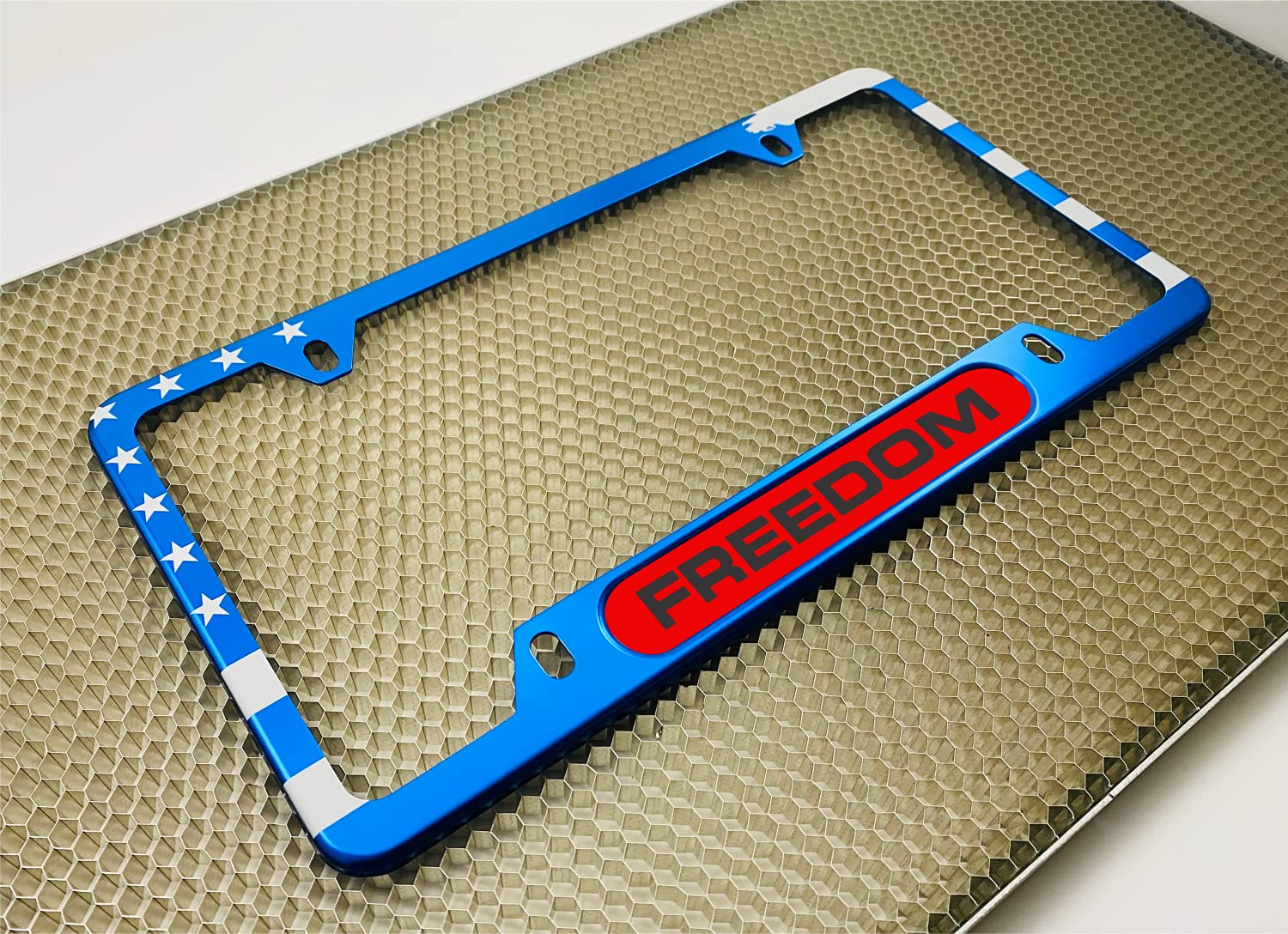 USA Patriotic | American Flag Custom Personalized Anodized Aluminum Thin Top | - Picture 88 of 133
