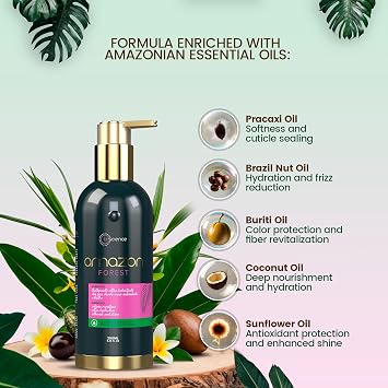 Brscience Amazon Forest Shampoo - Hydration, Shine, and Hair Renewal - 250ml