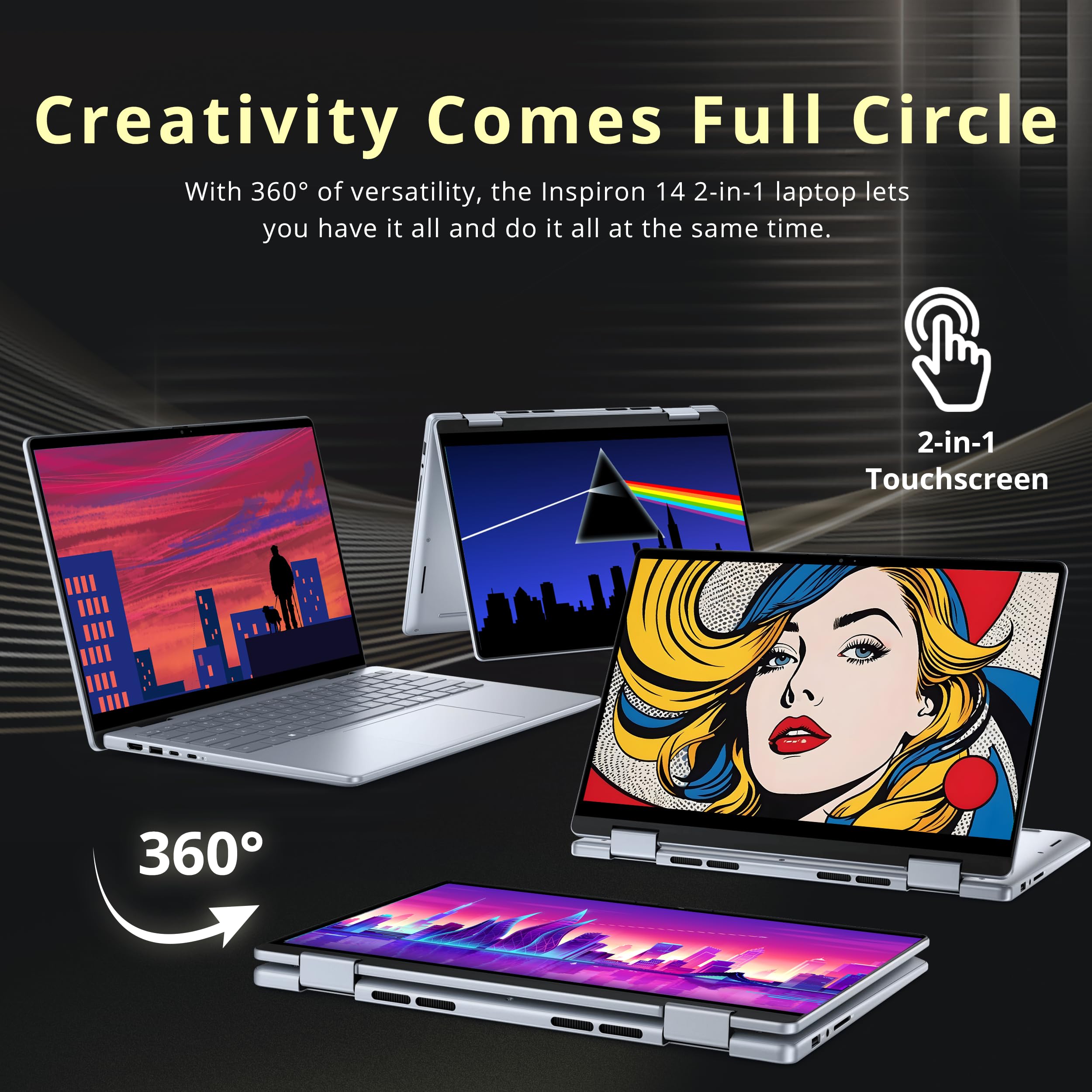 Amazon.com: Dell Inspiron 14 2-in-1 Laptop, 14