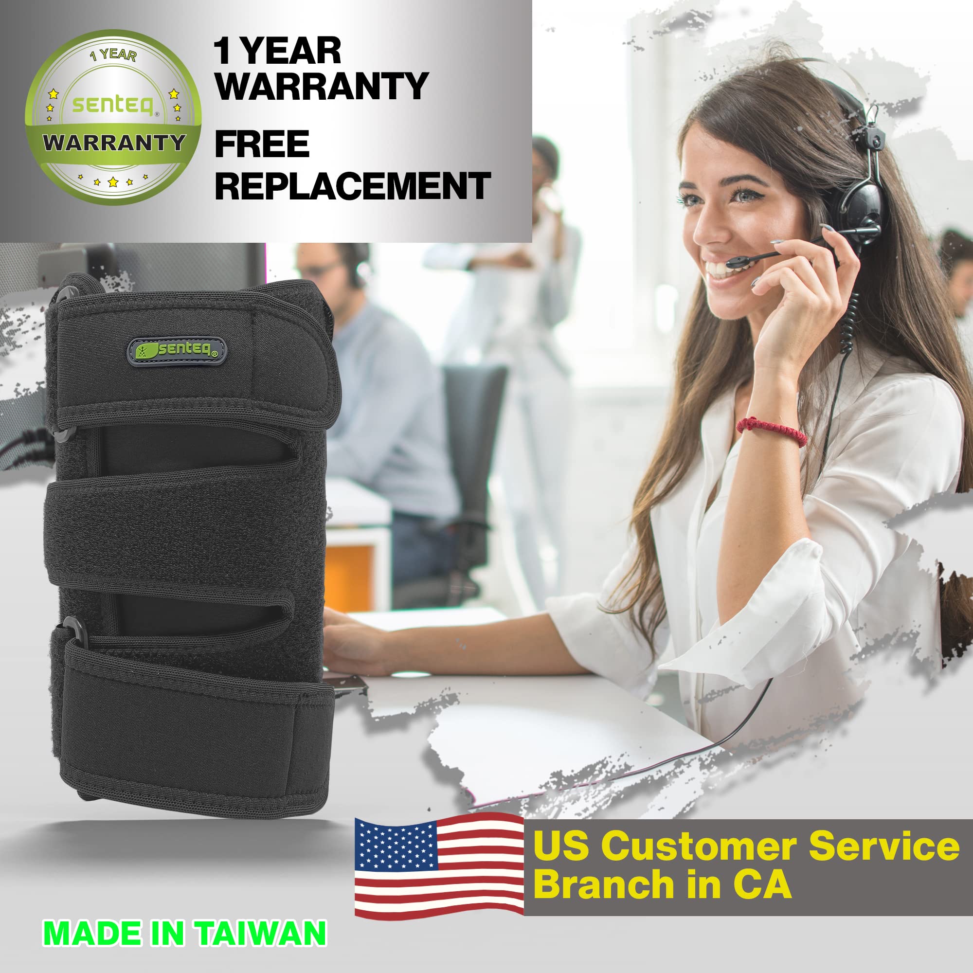 SENTEQ Elbow Support Sleeve Elbow Brace Sleeping Pad Wraps Straps for