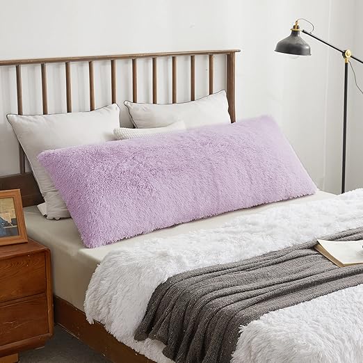 XeGe Soft Plush Pillowcase for Body Pillow, 20x54 Big