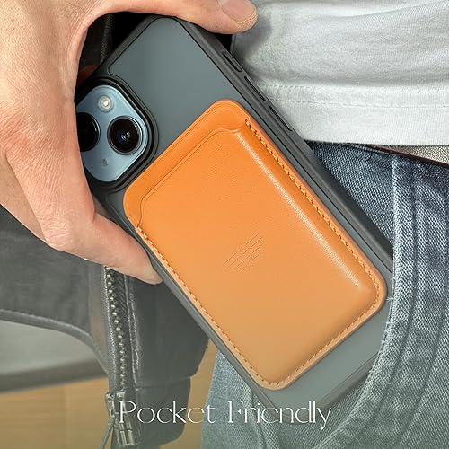 Miniatura 6 de Funda para iPhone 14 Plus de 6.7 pulgadas, color negro, diseñada para iPhone 14 Plus, fuerte magnético compatible con MagSafe, protección contra