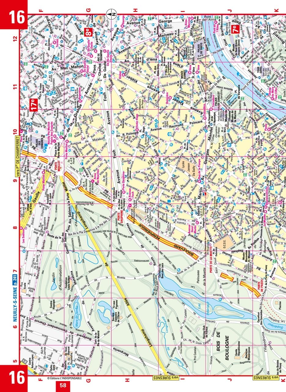 Atlas routiers : Grand Paris et Banlieue