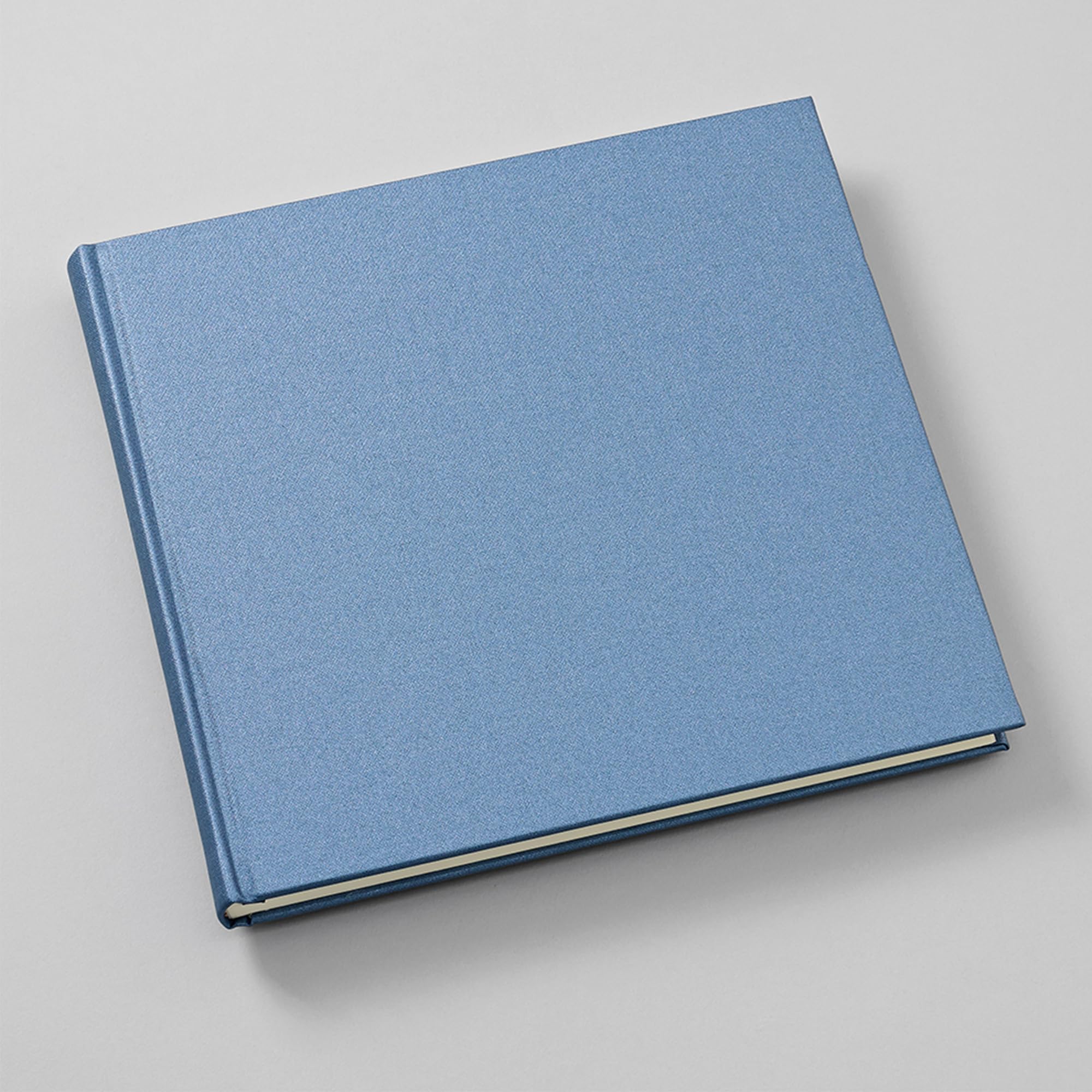Semikolon 600086 Libro degli ospiti - 25 x 23 cm - con 180 pagine bianche da personalizzare, segnalibro - Edizione metallizzata Electric Midnight