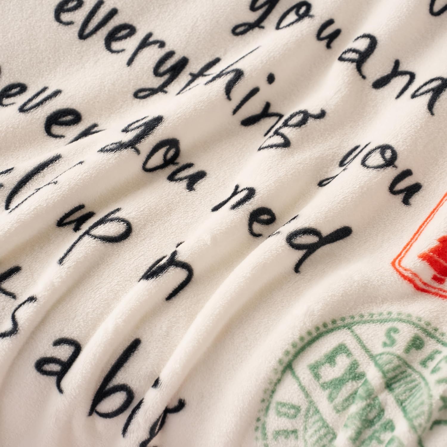 Joiedomi Gifts for Mom Blanket Birthday Gift from Daughter Son Soft Flannel Throw Blanket Presents for Mother's Day Valentines Day Christmas 50" x 60" Green - Image 4