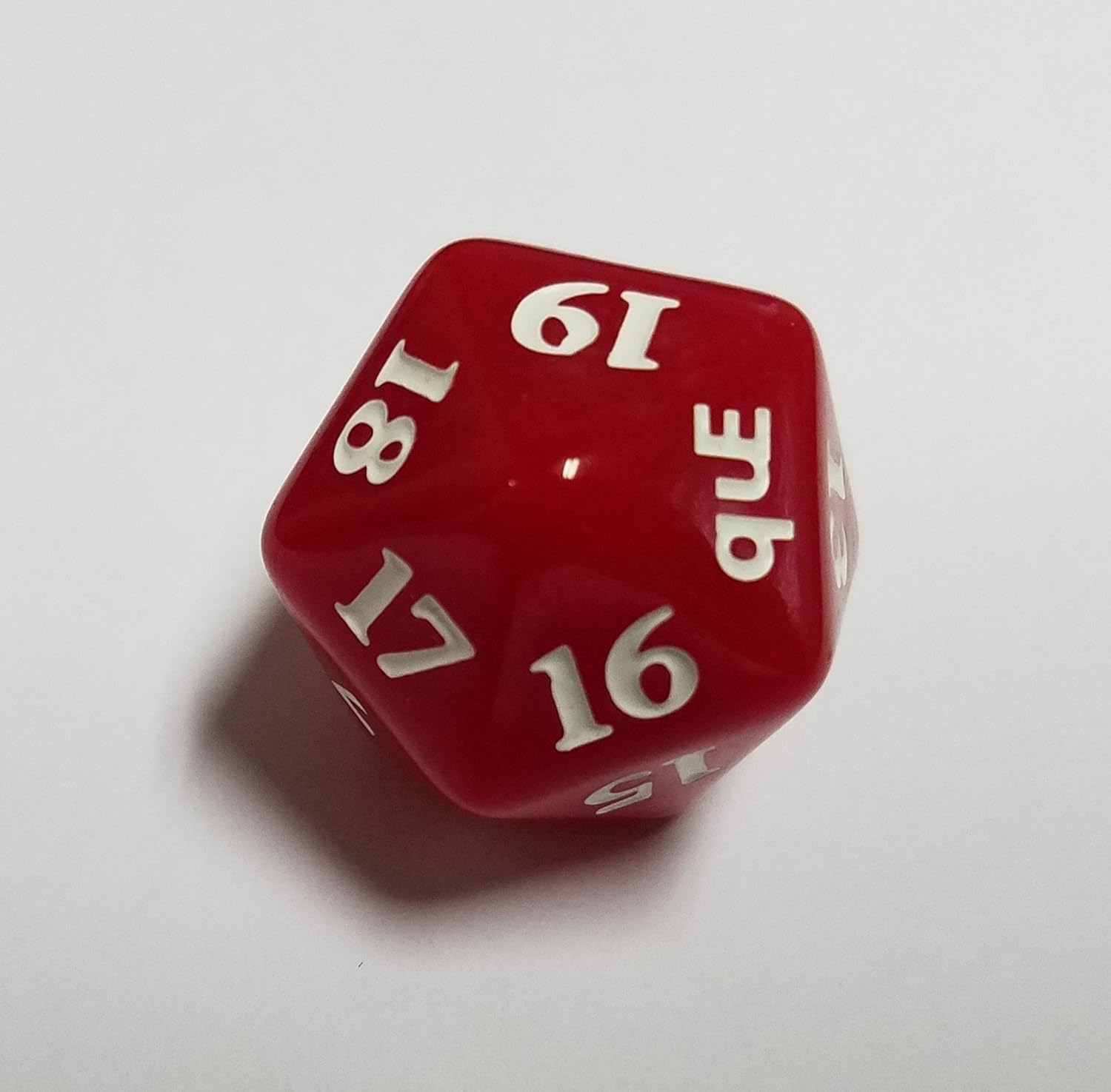 Magic Counter Set & Red Commander/EDH Spindown Life Dice Set (40-21 & 20-1)