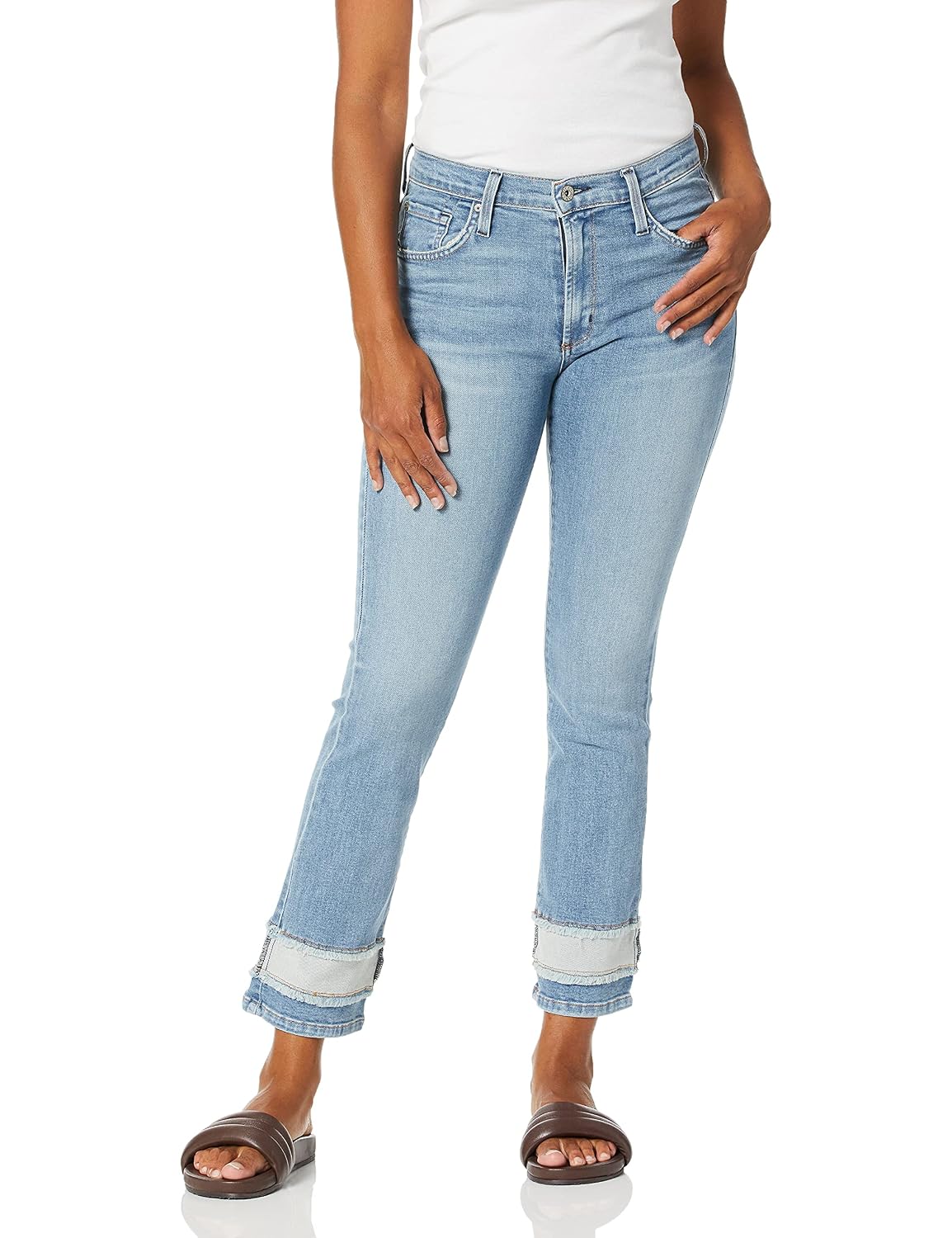 Sneaker Straight High Rise Ankle Length 
