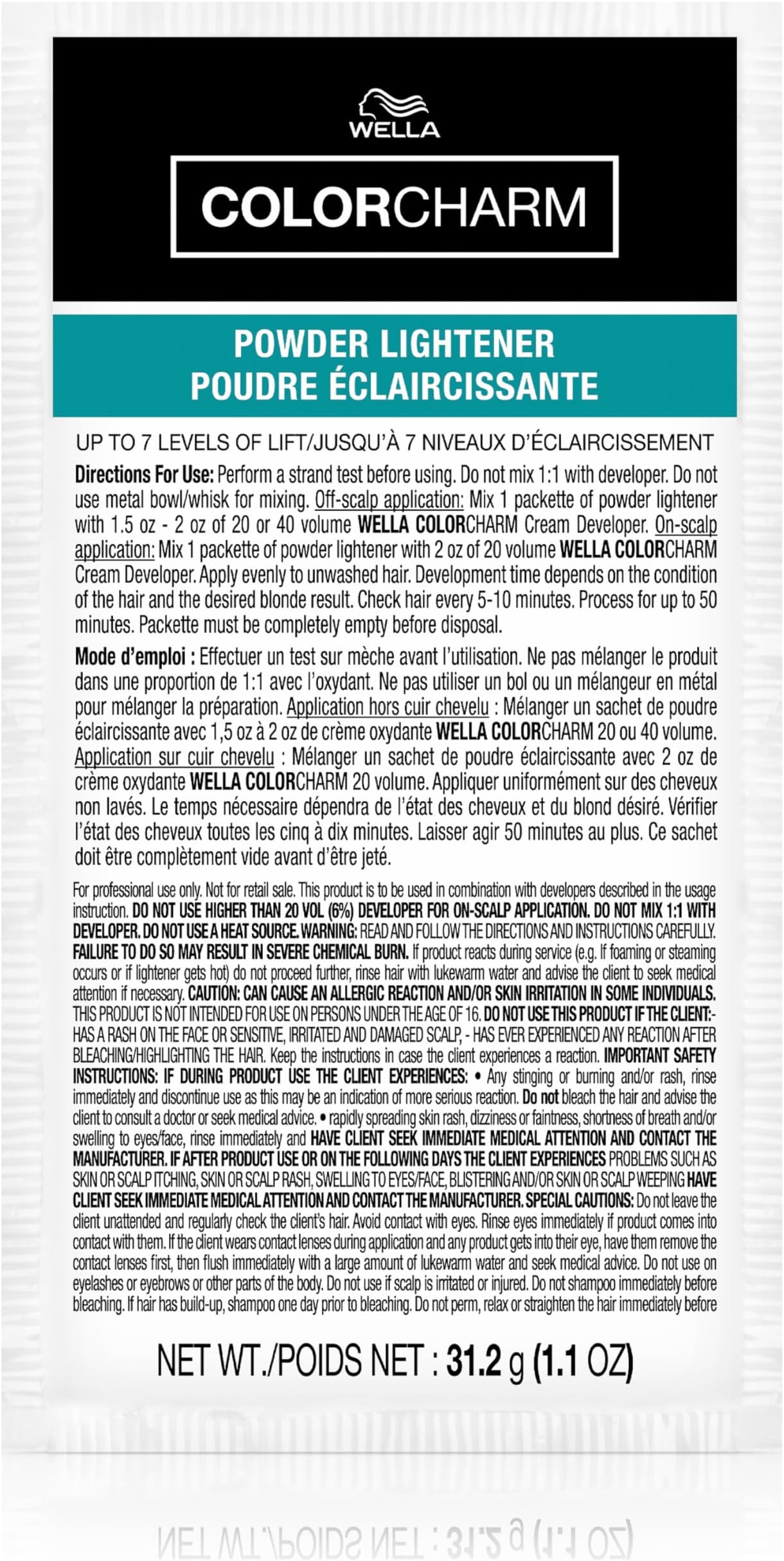 COLORCHARM Powder Hair Lightener | Up to 7 Levels of Lift | Dust Free | Packaging May Vary