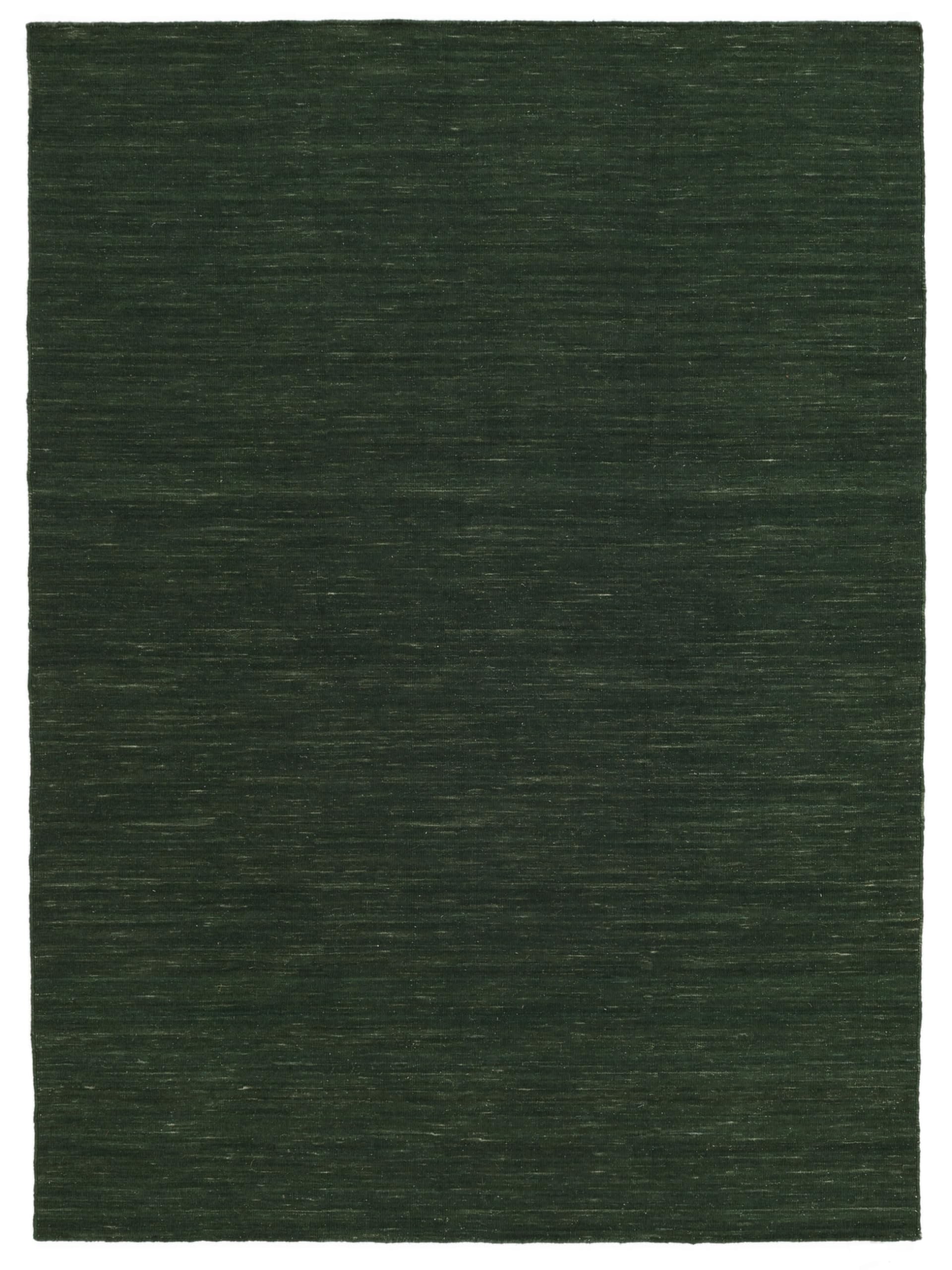 RugVista Kelim Loom, Alfombra Kilim Moderna, Pelo Corto, 160 x 230 cm, Rectangular, Calidad cert. Care & Fair, Lana, Pasillo, Dormitorio, Cocina, Salón, Comedor, Despacho, Verde Bosque
