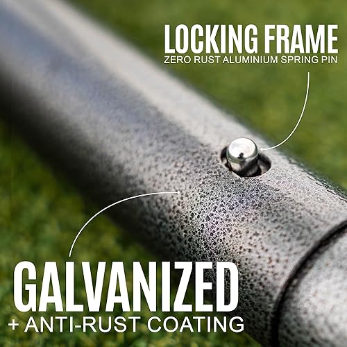 Miniatura 6 de QUICKPLAY Tekkers GS Trainer 3 en 1 rebote y objetivo de 7x5 pies para una práctica poderosa, red de rebote grande y ultra sensible para