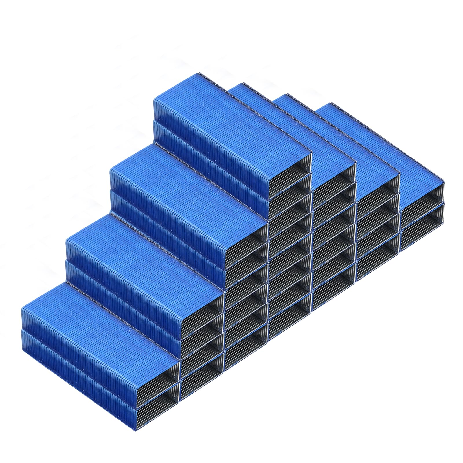 PATIKIL Staples for Stapler 2 Pack(1000Pcs Staples Per Pack) #10 Mini 3/16 Inch Length Staples Jam Free for Home Office Supplies Blue